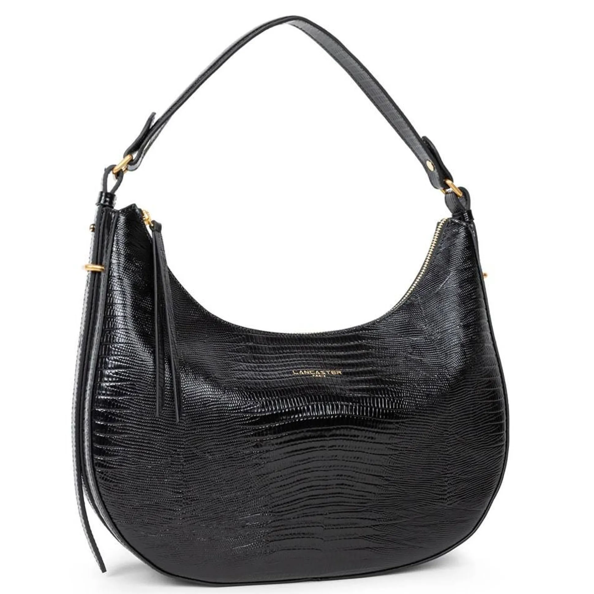 Lancaster Grand sac d'epaule Exotic Lezard & Croco*Femme Sacs Porté Épaule