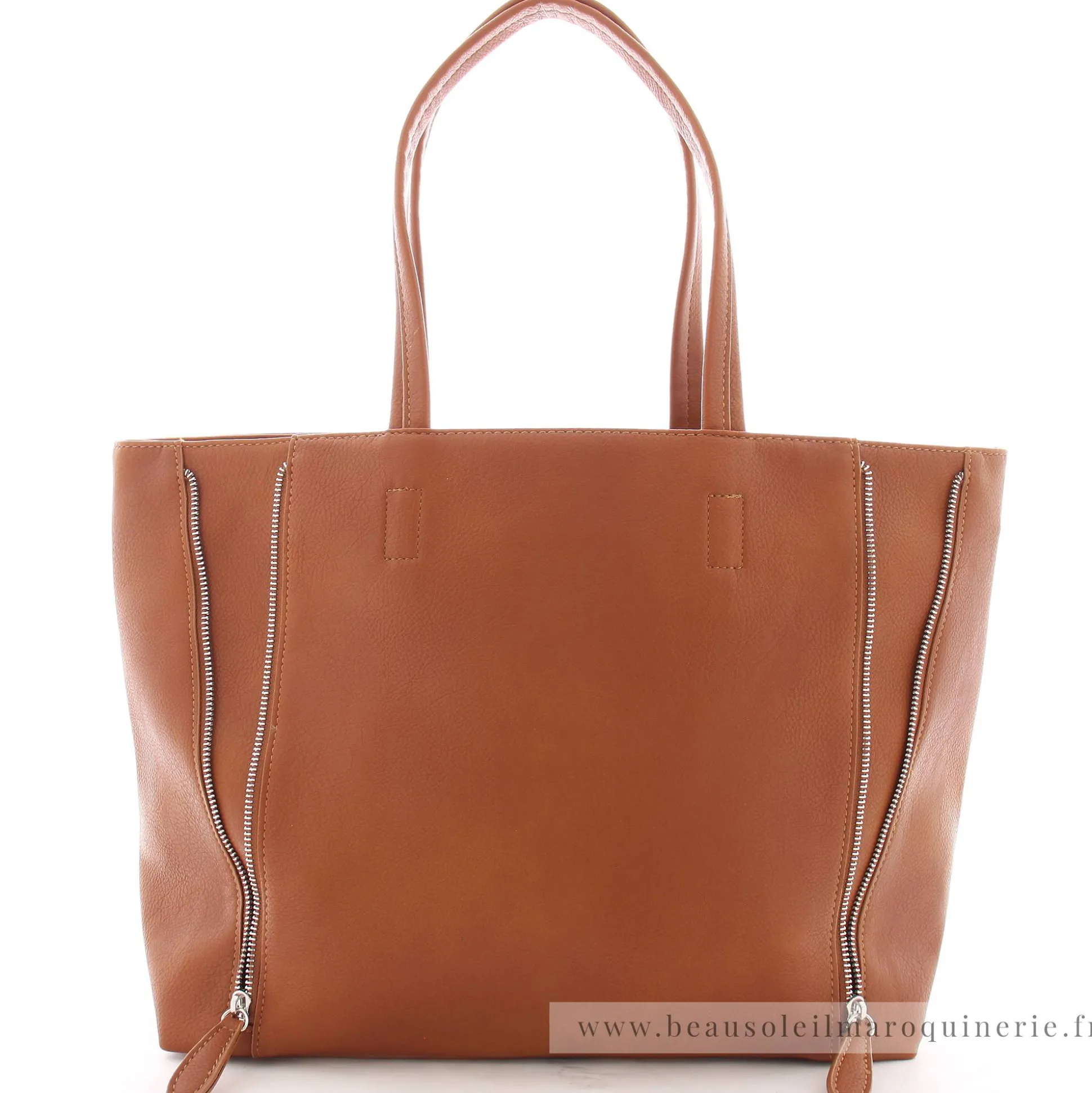 Fuchsia Grand sac shopping Cara details zippes*Femme Sacs Cabas