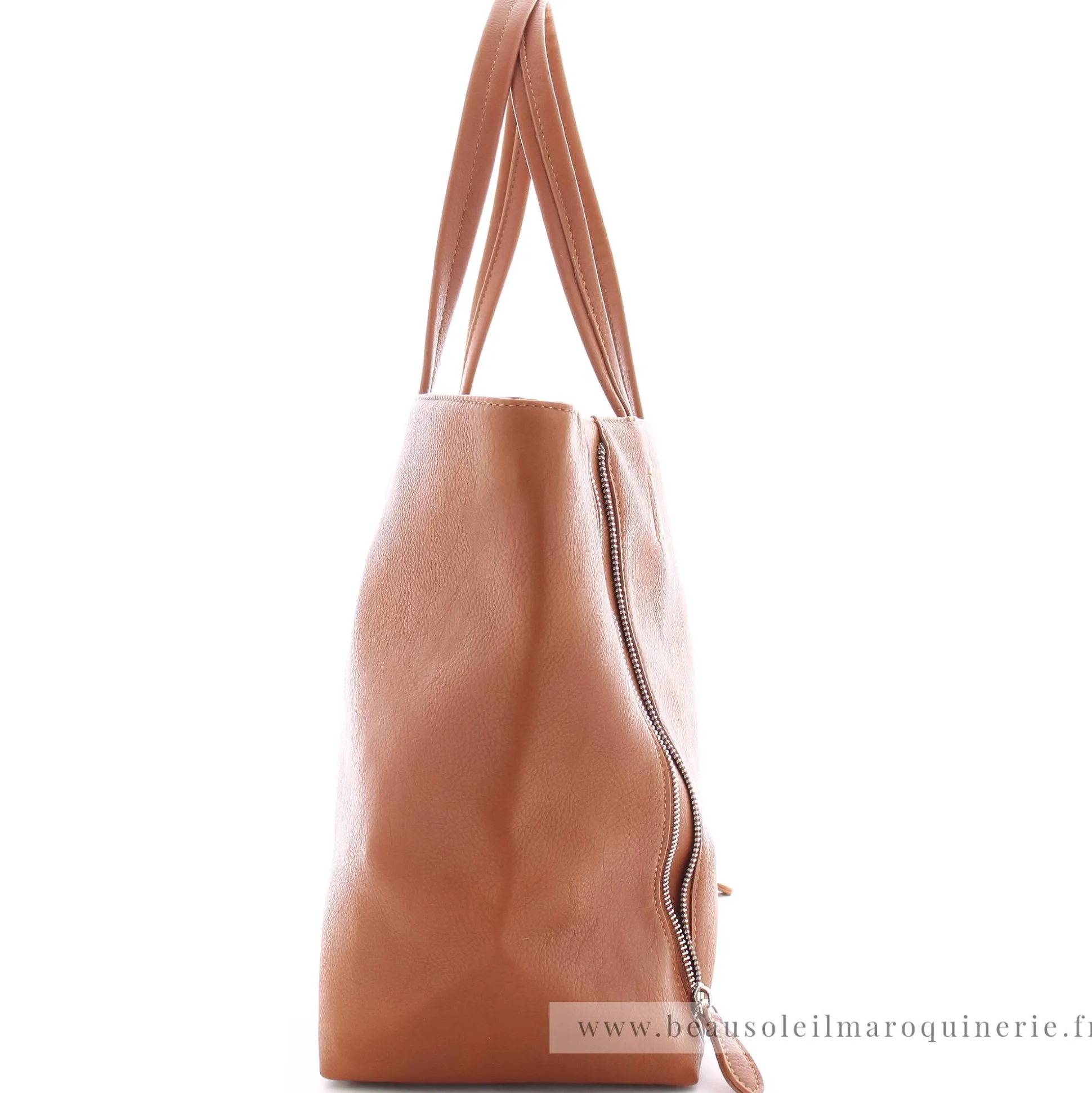 Fuchsia Grand sac shopping Cara details zippes*Femme Sacs Cabas