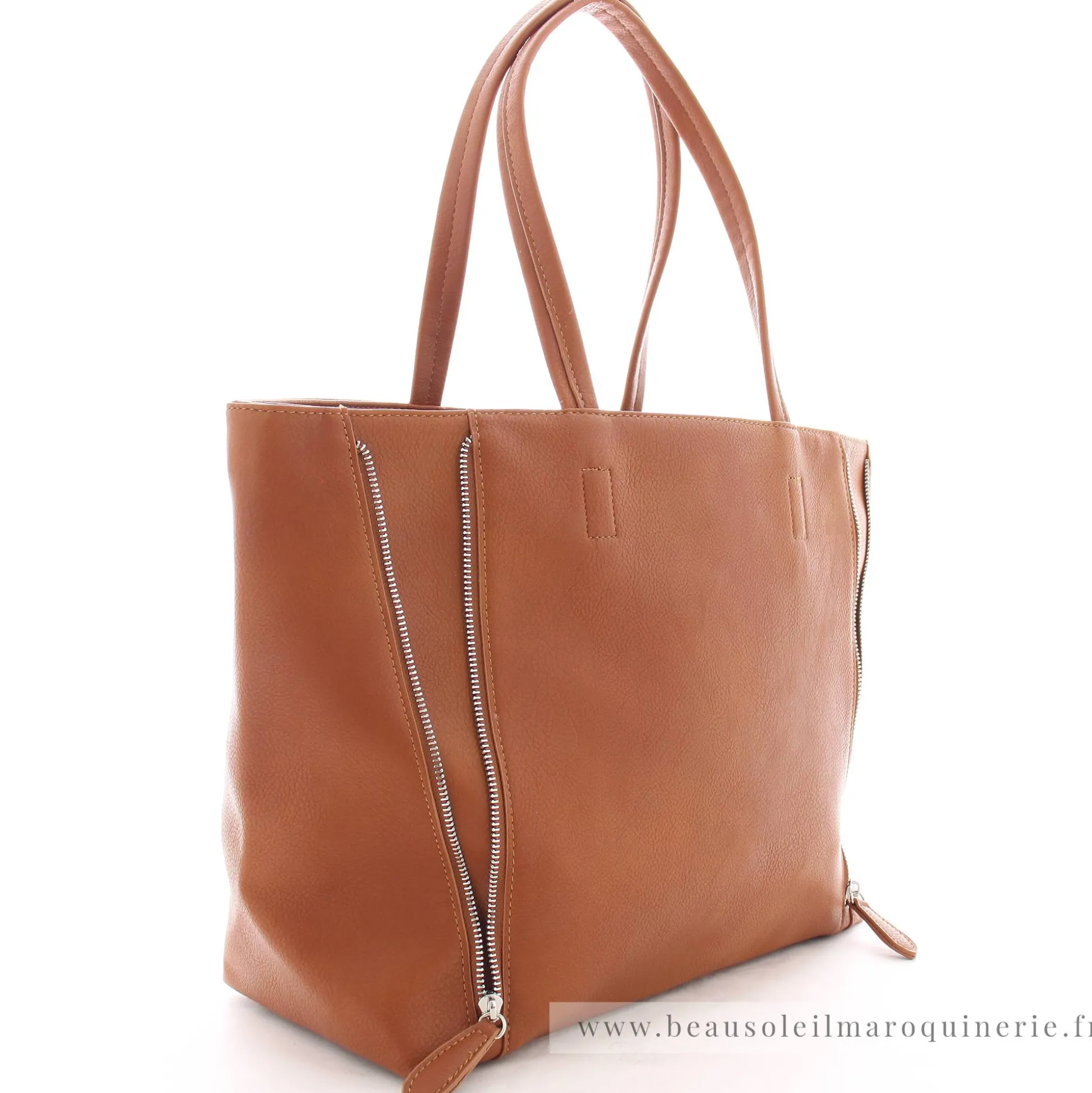 Fuchsia Grand sac shopping Cara details zippes*Femme Sacs Cabas