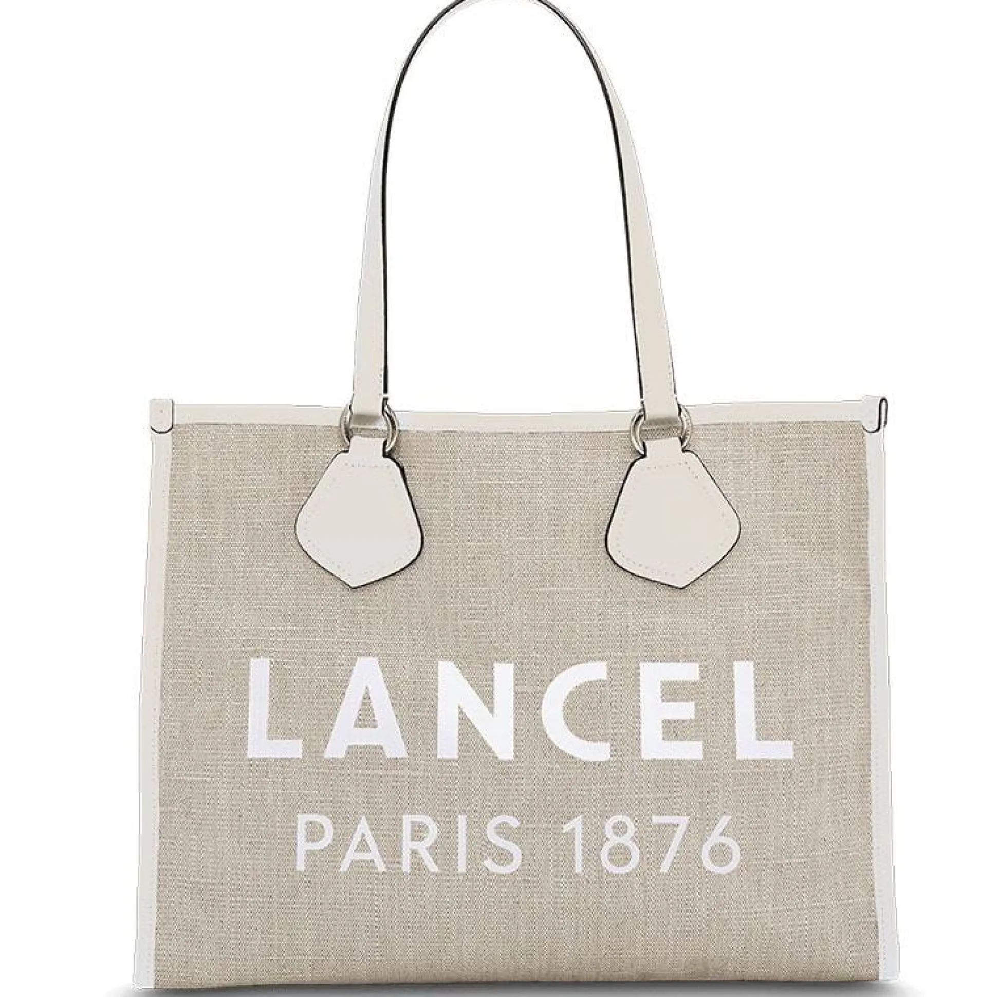 Lancel Grand sac Summer Tote L toile de jute*Femme Sacs Cabas