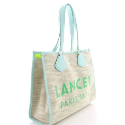 Lancel Grand sac Summer Tote L toile de jute*Femme Sacs Cabas