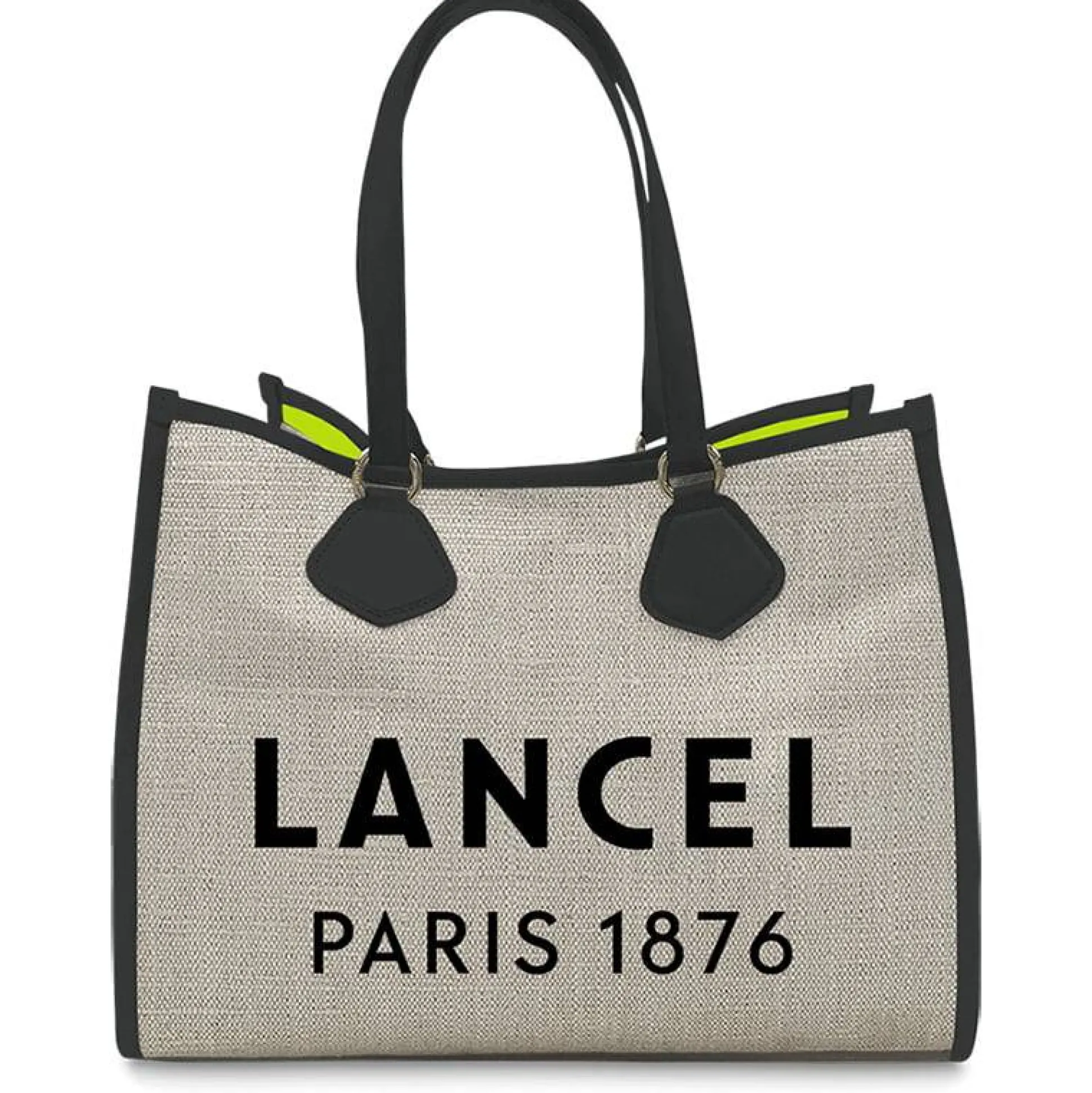Lancel Grand sac Summer Tote L toile de jute*Femme Sacs Cabas