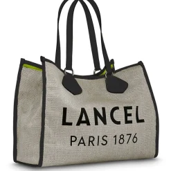 Lancel Grand sac Summer Tote L toile de jute*Femme Sacs Cabas
