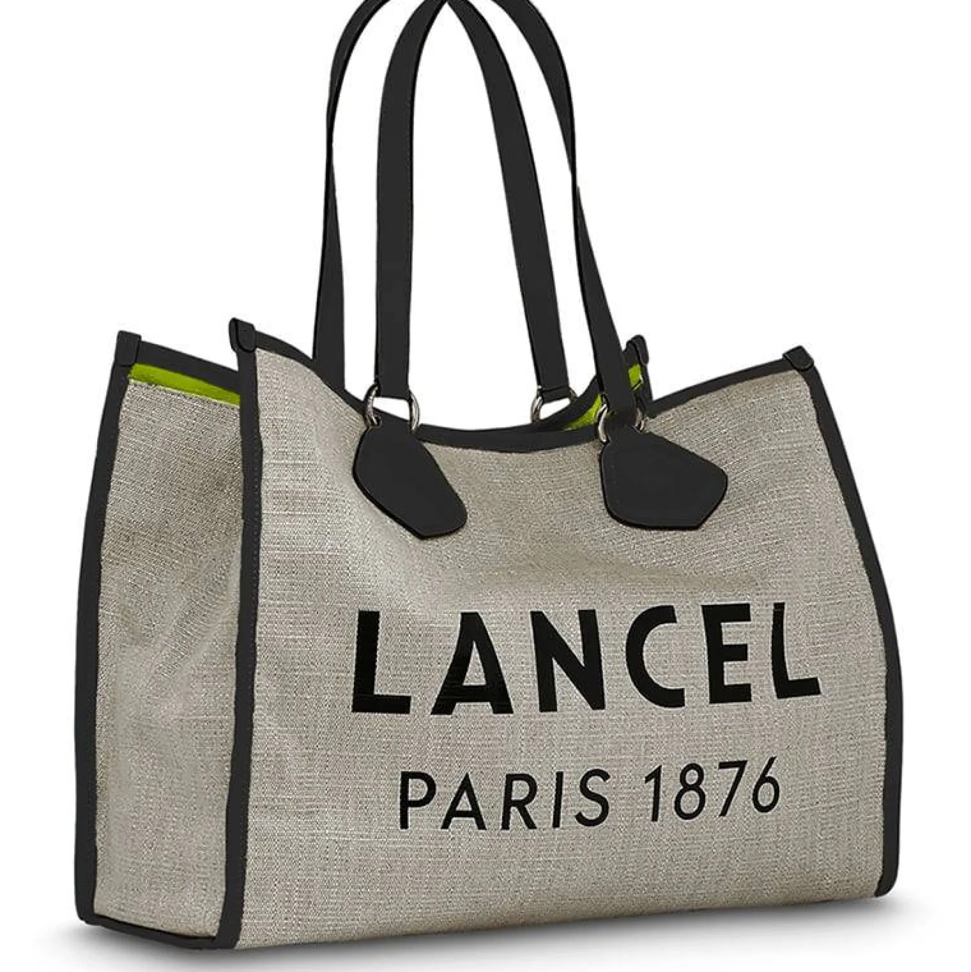 Lancel Grand sac Summer Tote L toile de jute*Femme Sacs Cabas