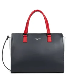 Lancaster Grand sac trapeze cuir lisse Smooth Made in France*Femme Sacs À Main