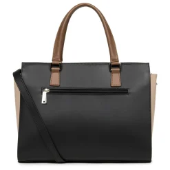 Lancaster Grand sac trapeze cuir lisse Smooth Made in France*Femme Sacs À Main