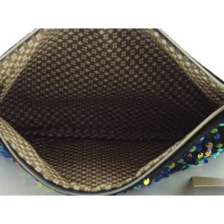 Mila Louise Grande pochette zippee a sequins SC7*Femme Pochettes