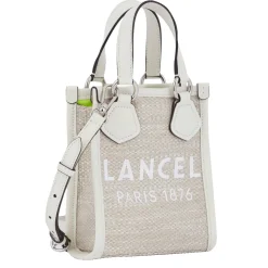 Lancel Mini cabas vertical Summer Tote en jute*Femme Sacs À Main