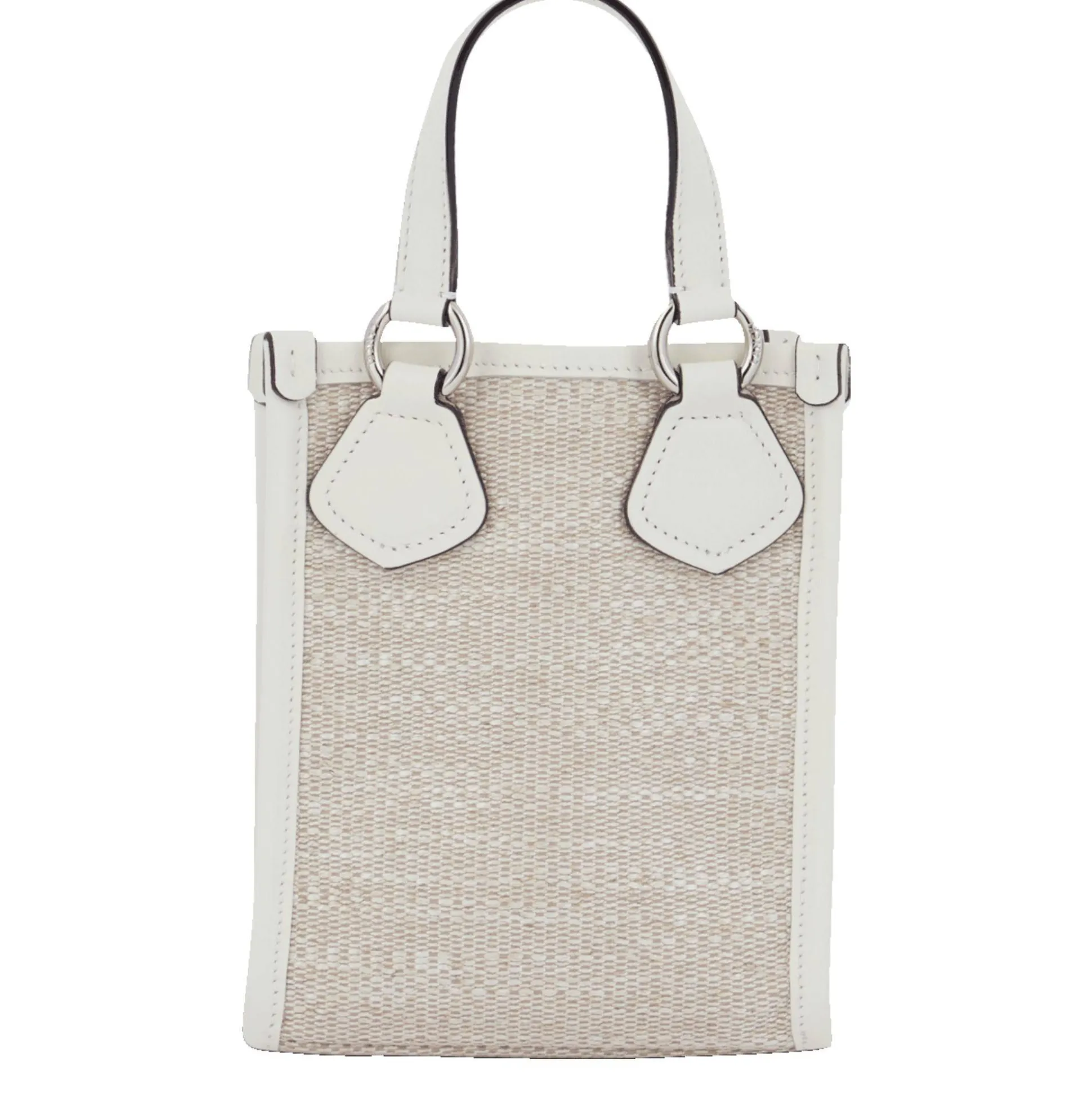 Lancel Mini cabas vertical Summer Tote en jute*Femme Sacs À Main