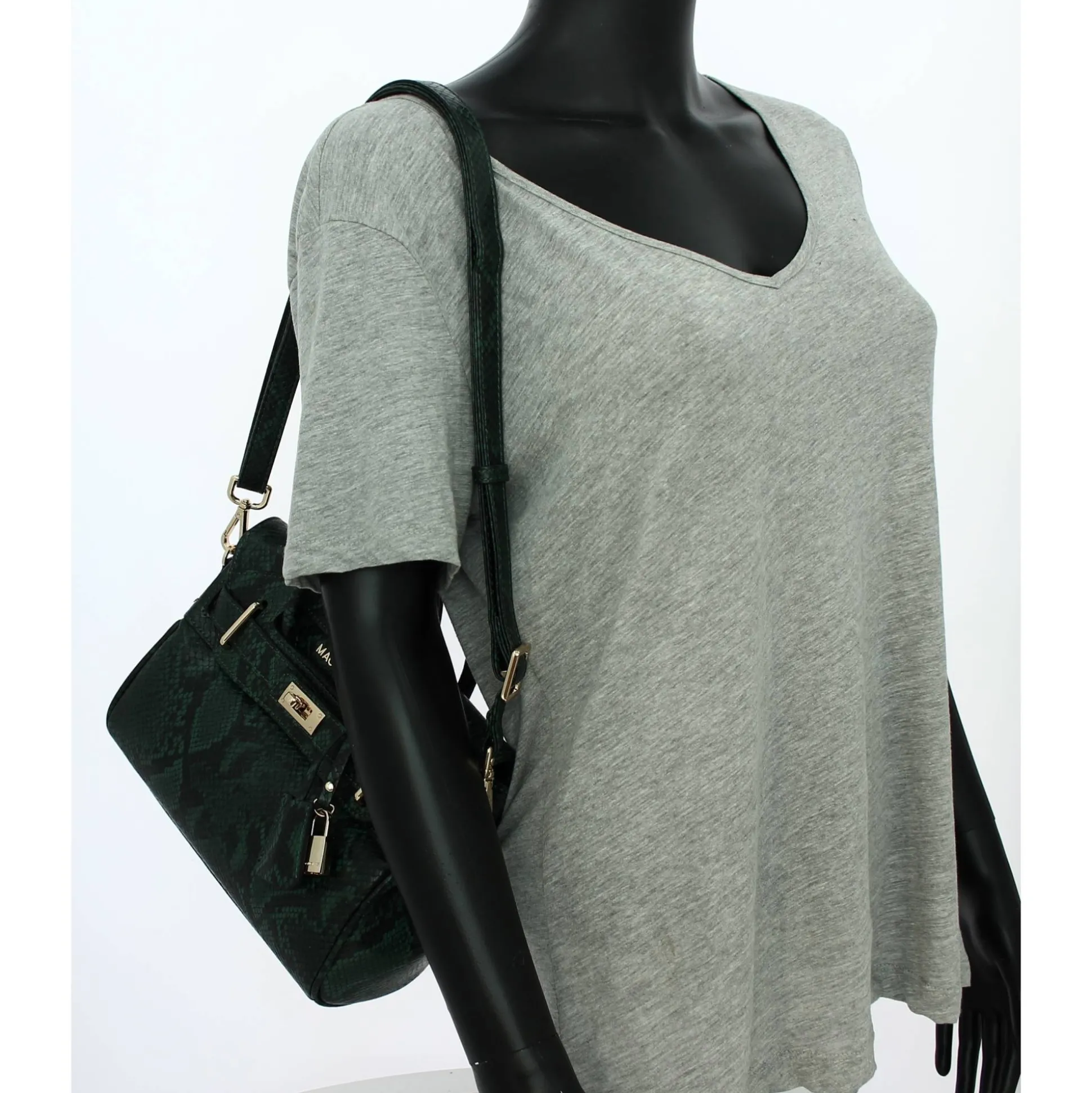 Mac Douglas Mini sac a main Pyla Bryan effet python*Femme Sacs À Main