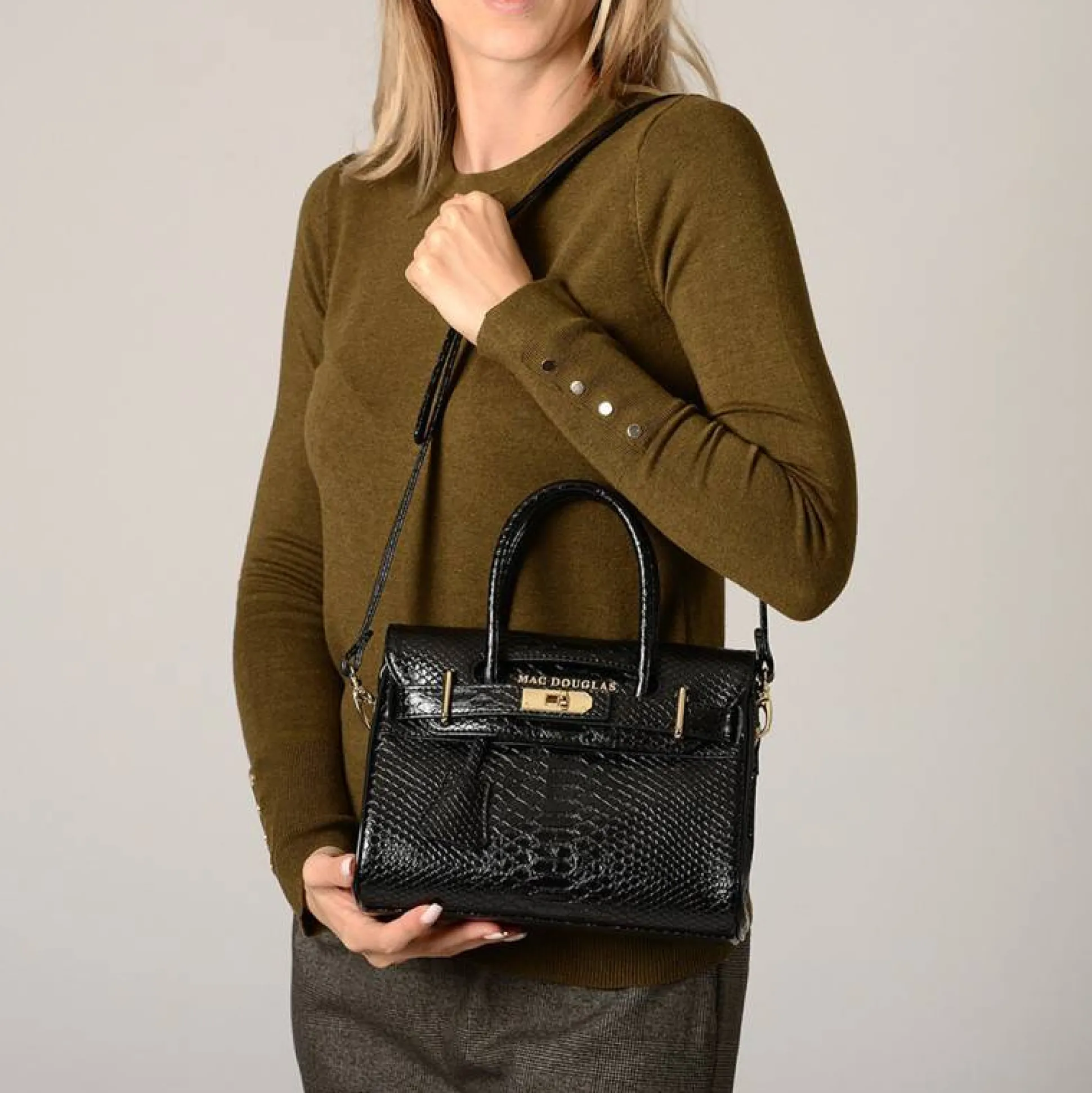 Mac Douglas Mini sac a main Pyla Bryan effet python*Femme Sacs À Main