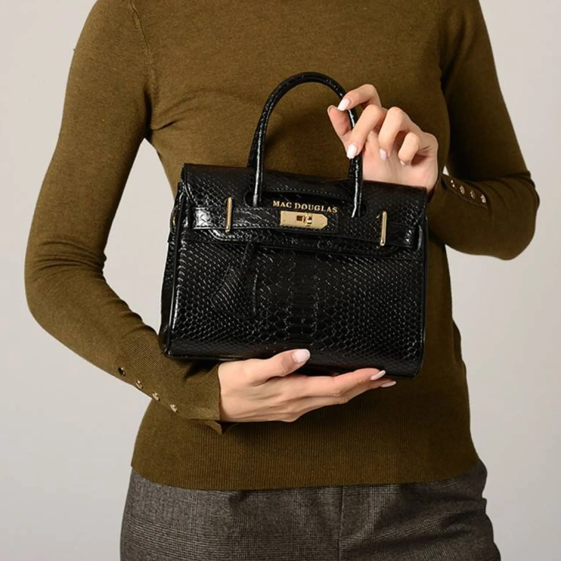 Mac Douglas Mini sac a main Pyla Bryan effet python*Femme Sacs À Main