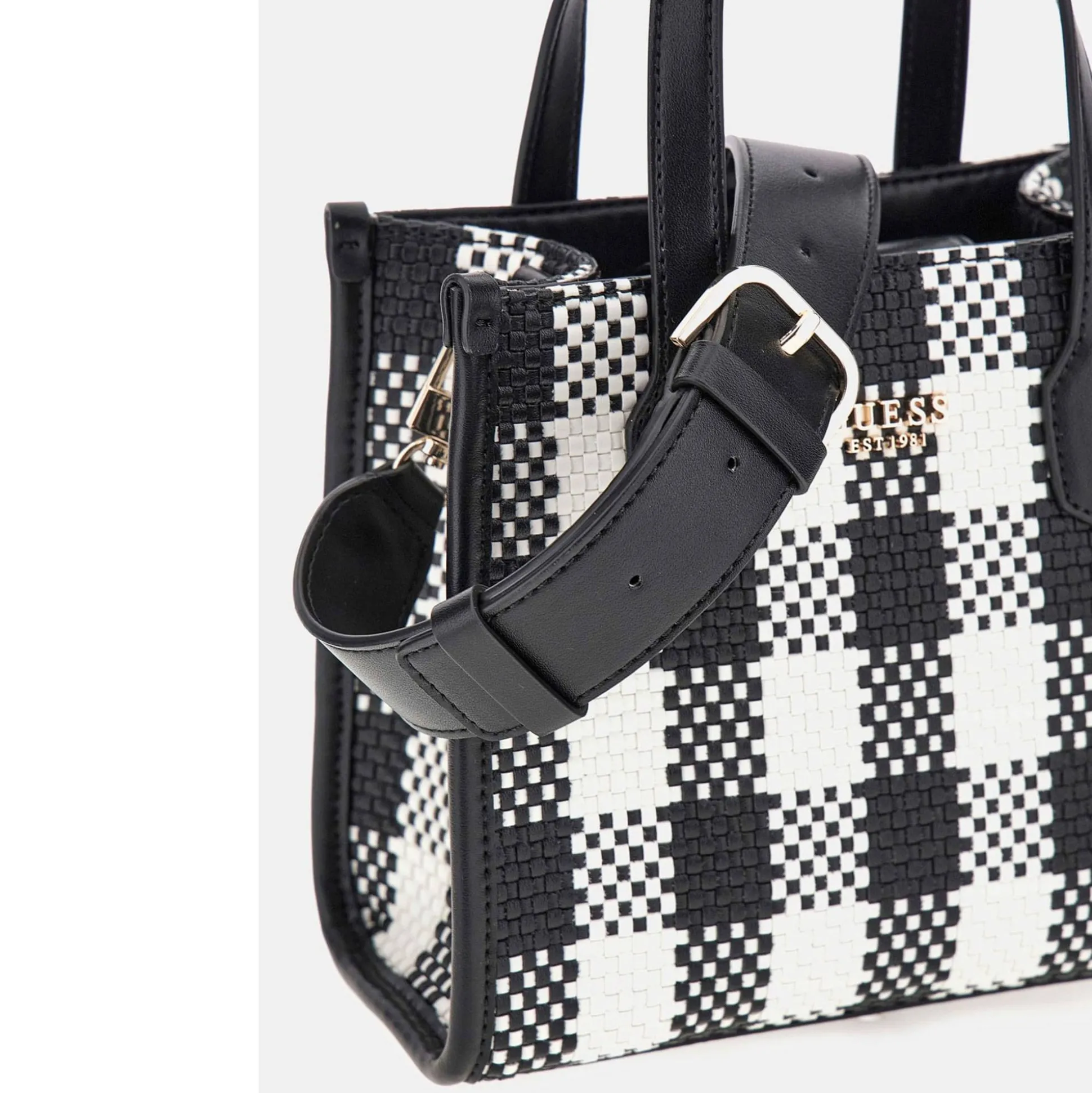 Guess Mini sac a main Silvana imprime vichy*Femme Sacs À Main