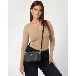 Guess Mini sac bandouliere Noelle logo 4G*Femme Sacs Porté Épaule|Sacs Bandoulière