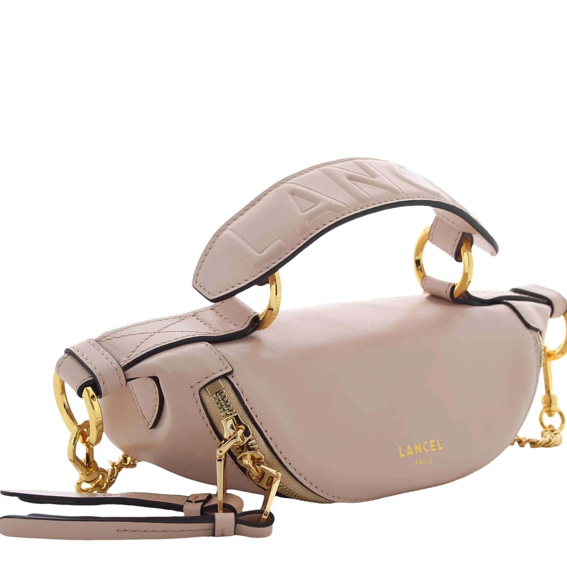 Lancel Mini sac porte croise Origami cuir lisse*Femme Sacs Bandoulière