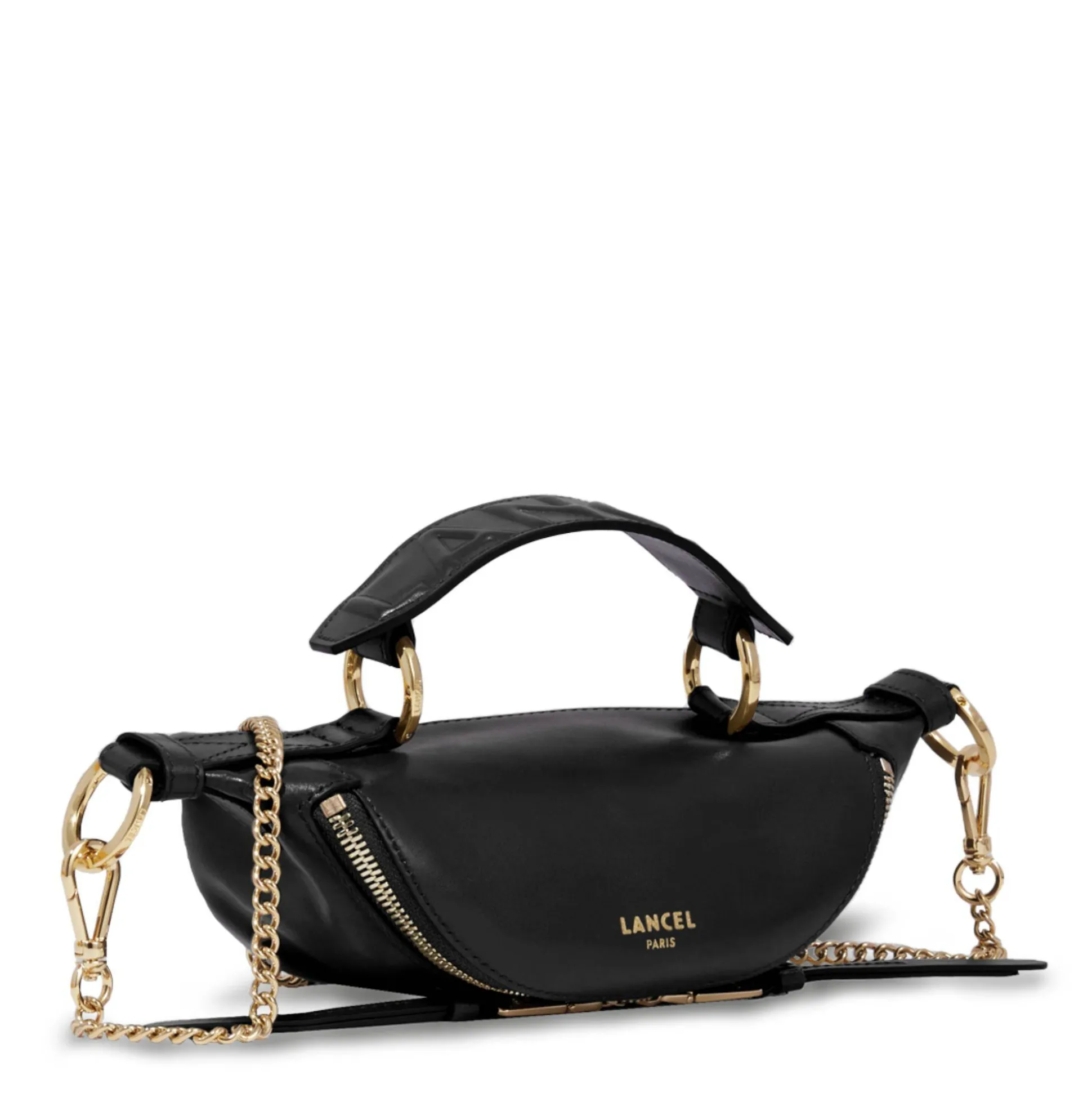 Lancel Mini sac porte croise Origami cuir lisse*Femme Sacs Bandoulière