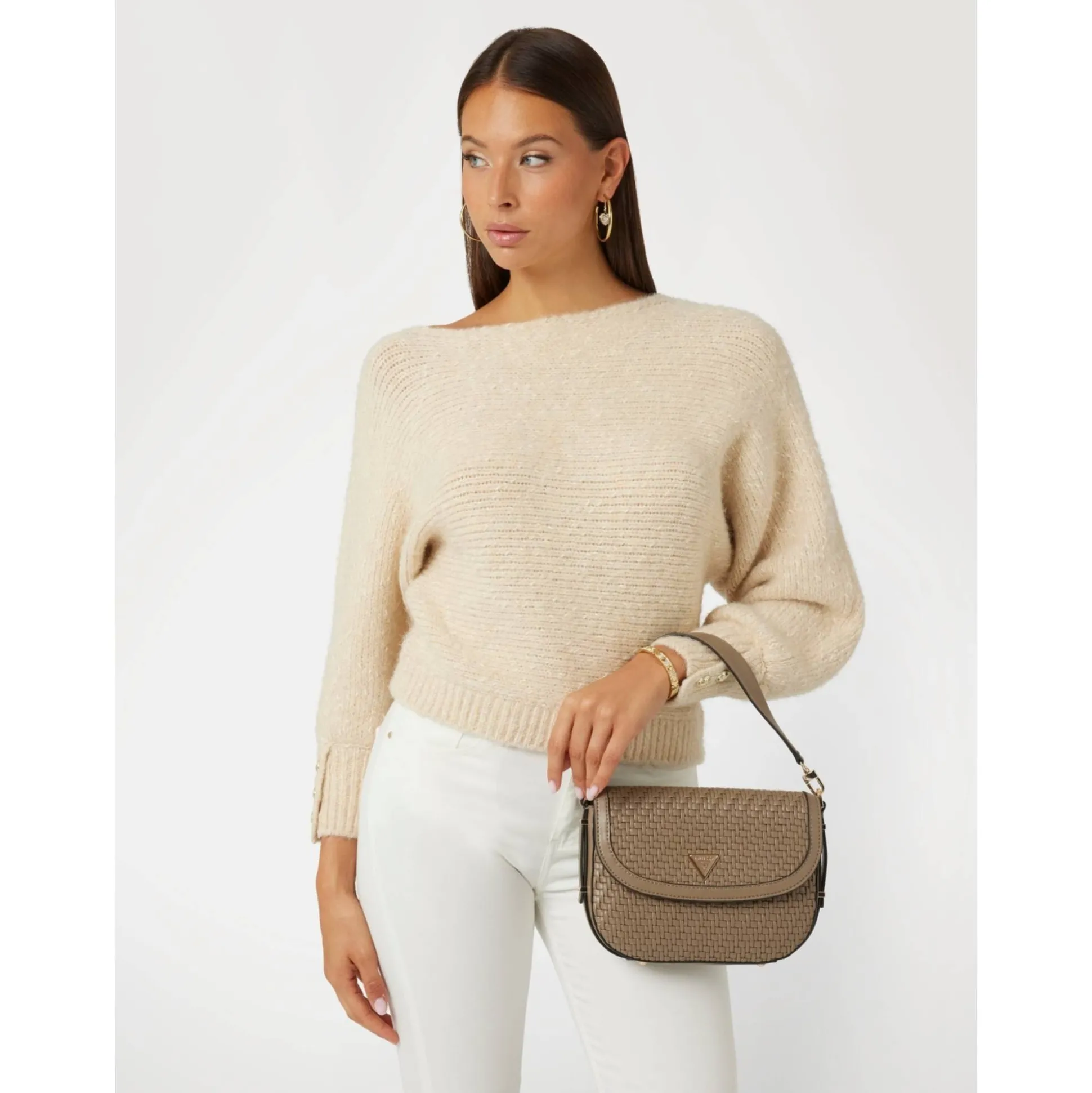 Guess Mini sac porte epaule tresse Murielle*Femme Sacs Porté Épaule