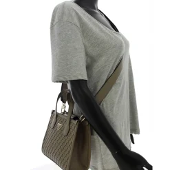Guess Mini sac porte main effet tisse Silvana*Femme Sacs À Main