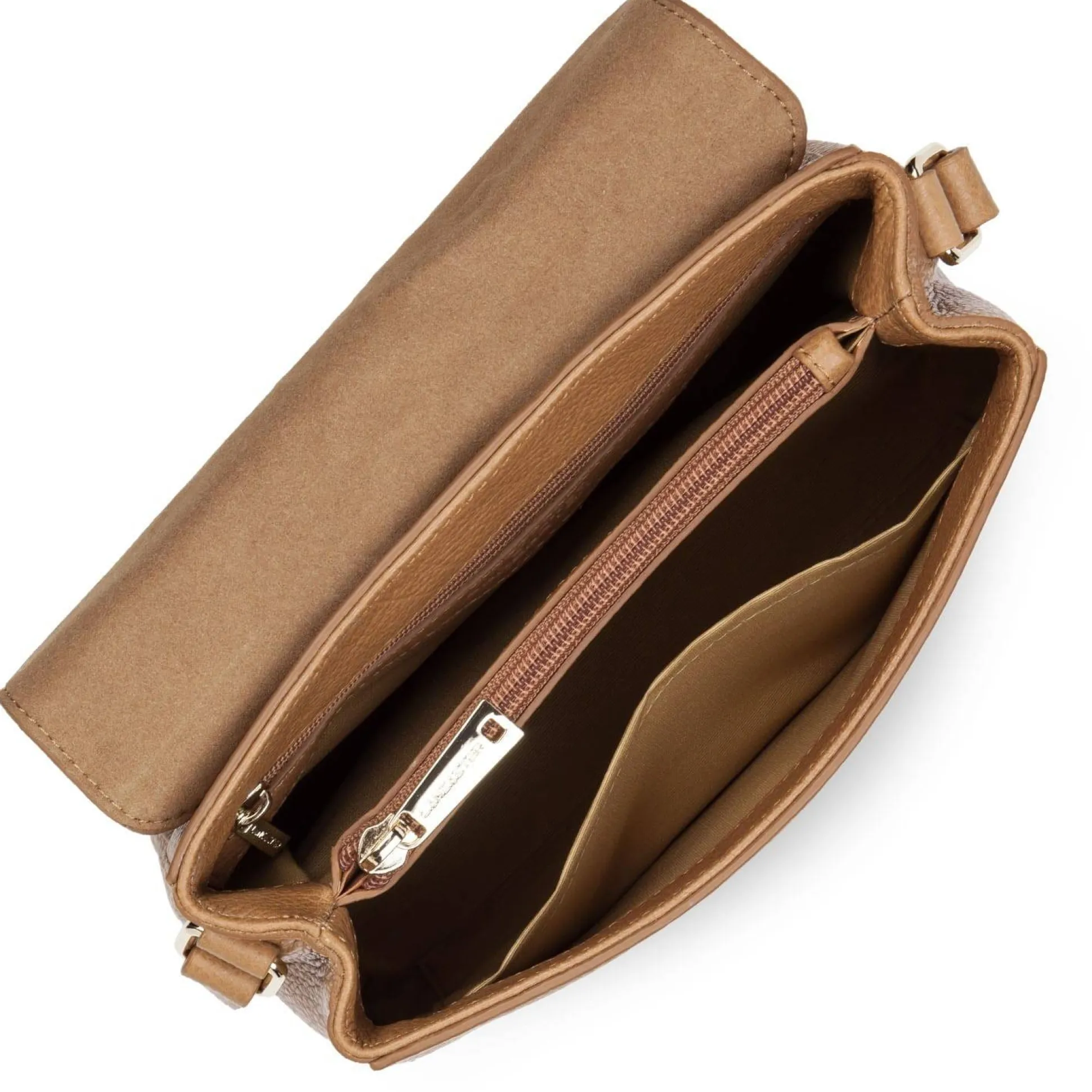 Lancaster Mini sac trotteur a rabat Dune*Femme Sacs Bandoulière