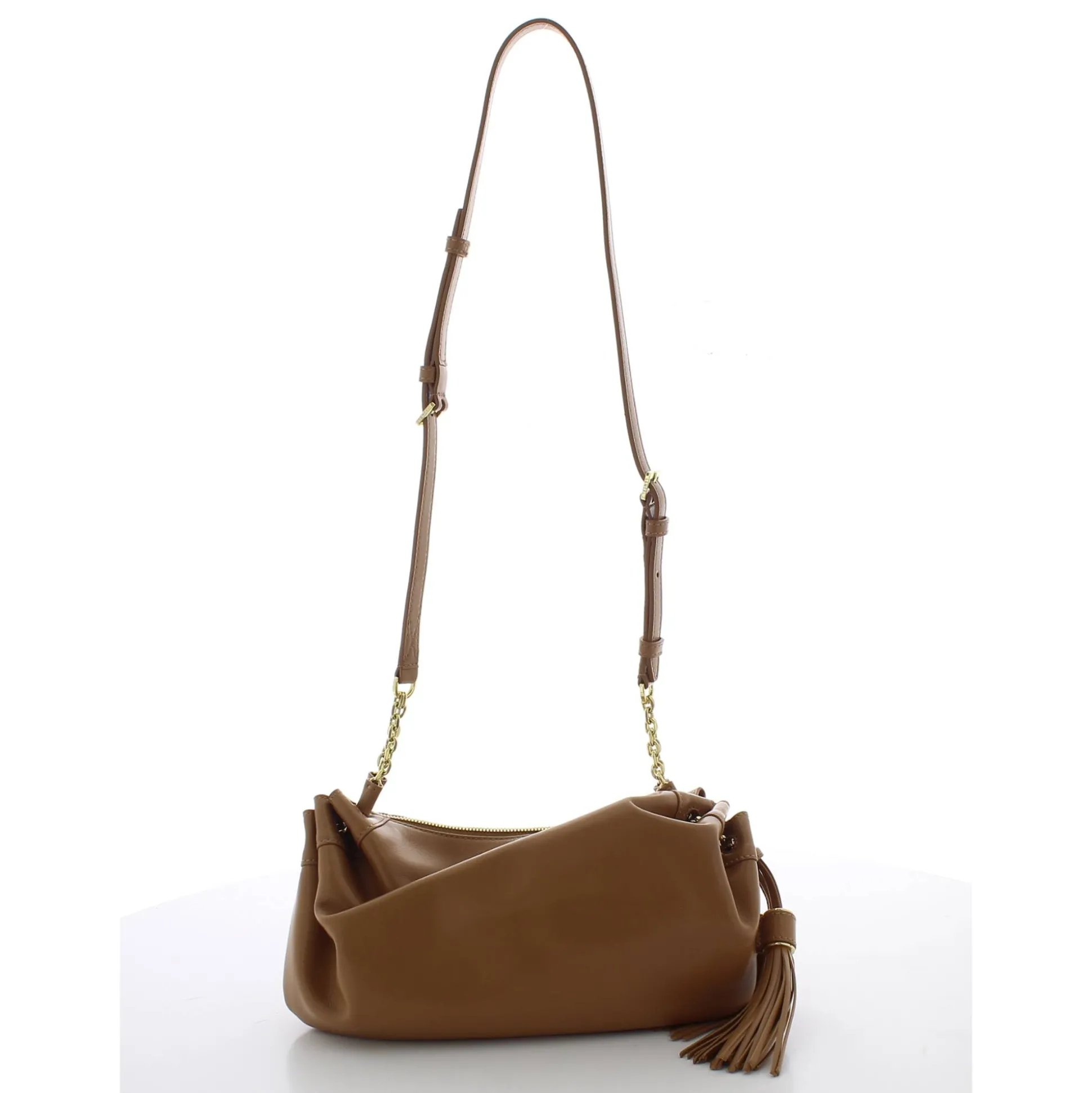 Lancel Mini sac zippe Mabelle cuir avec pompons*Femme Sacs Bandoulière
