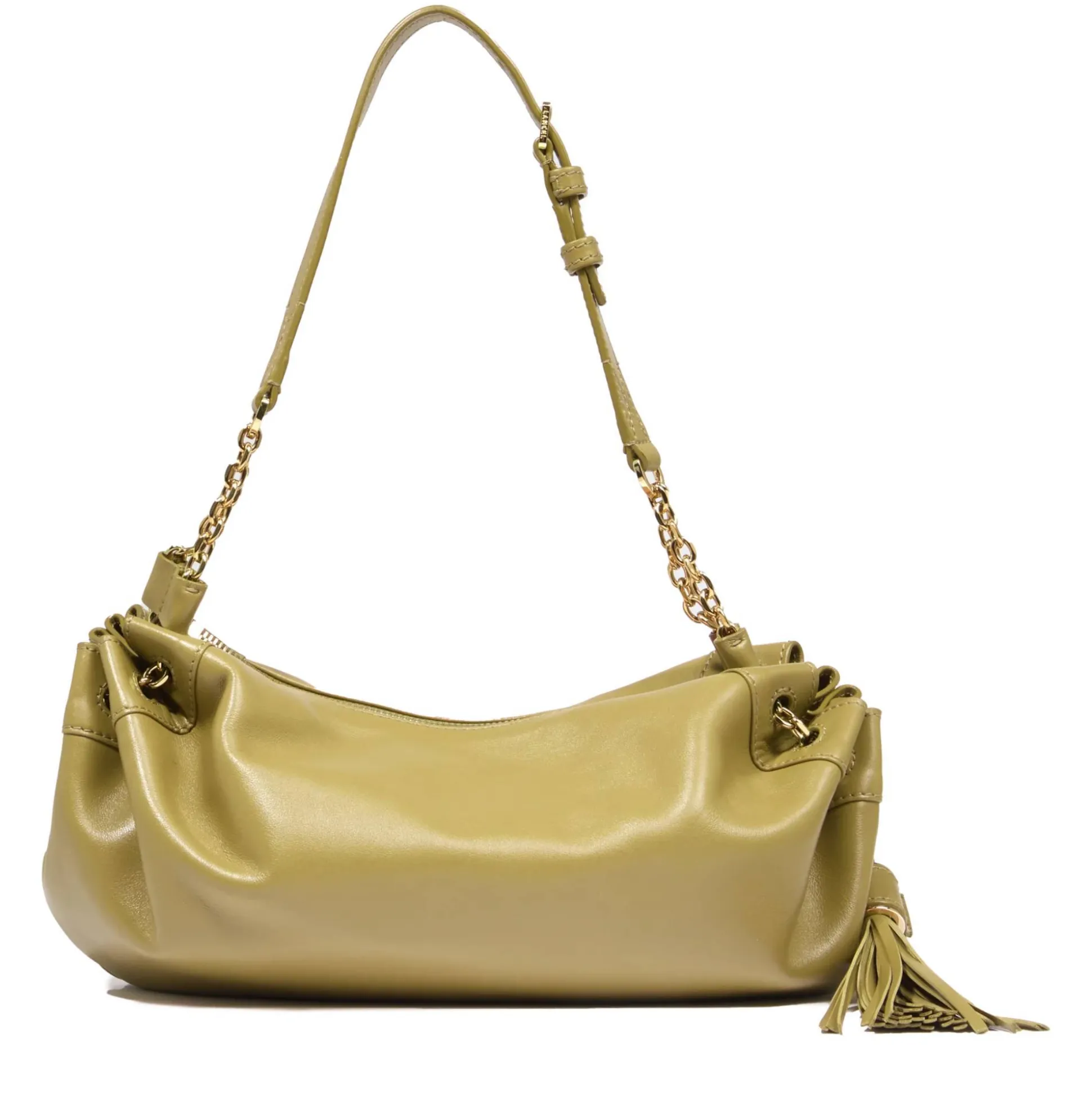 Lancel Mini sac zippe Mabelle cuir avec pompons*Femme Sacs Bandoulière