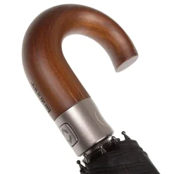 Isotoner Parapluie crook bois X-Tra solide Deluxe a ouverture fermeture automatique*Femme/Homme Parapluies Homme|Parapluies