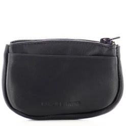 Frandi Petit porte monnaie zippe en cuir lisse*Femme Porte-Monnaie Femme
