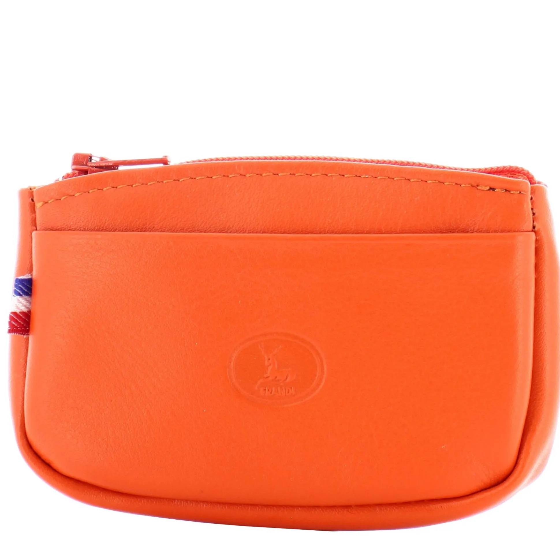 Frandi Petit porte monnaie zippe en cuir lisse*Femme Porte-Monnaie Femme