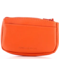 Frandi Petit porte monnaie zippe en cuir lisse*Femme Porte-Monnaie Femme