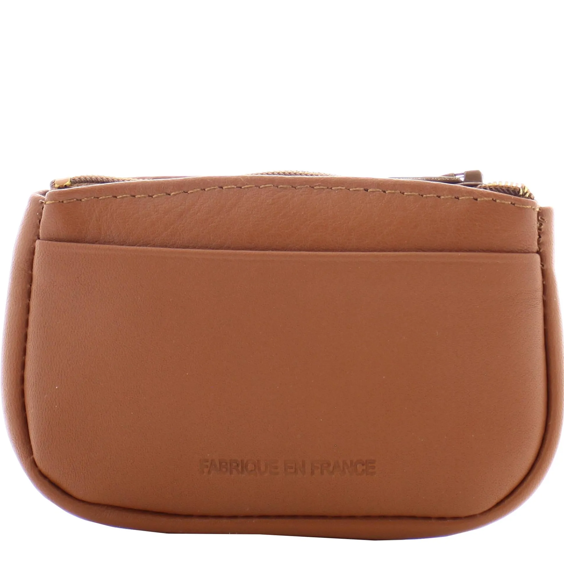 Frandi Petit porte monnaie zippe en cuir lisse*Femme Porte-Monnaie Femme
