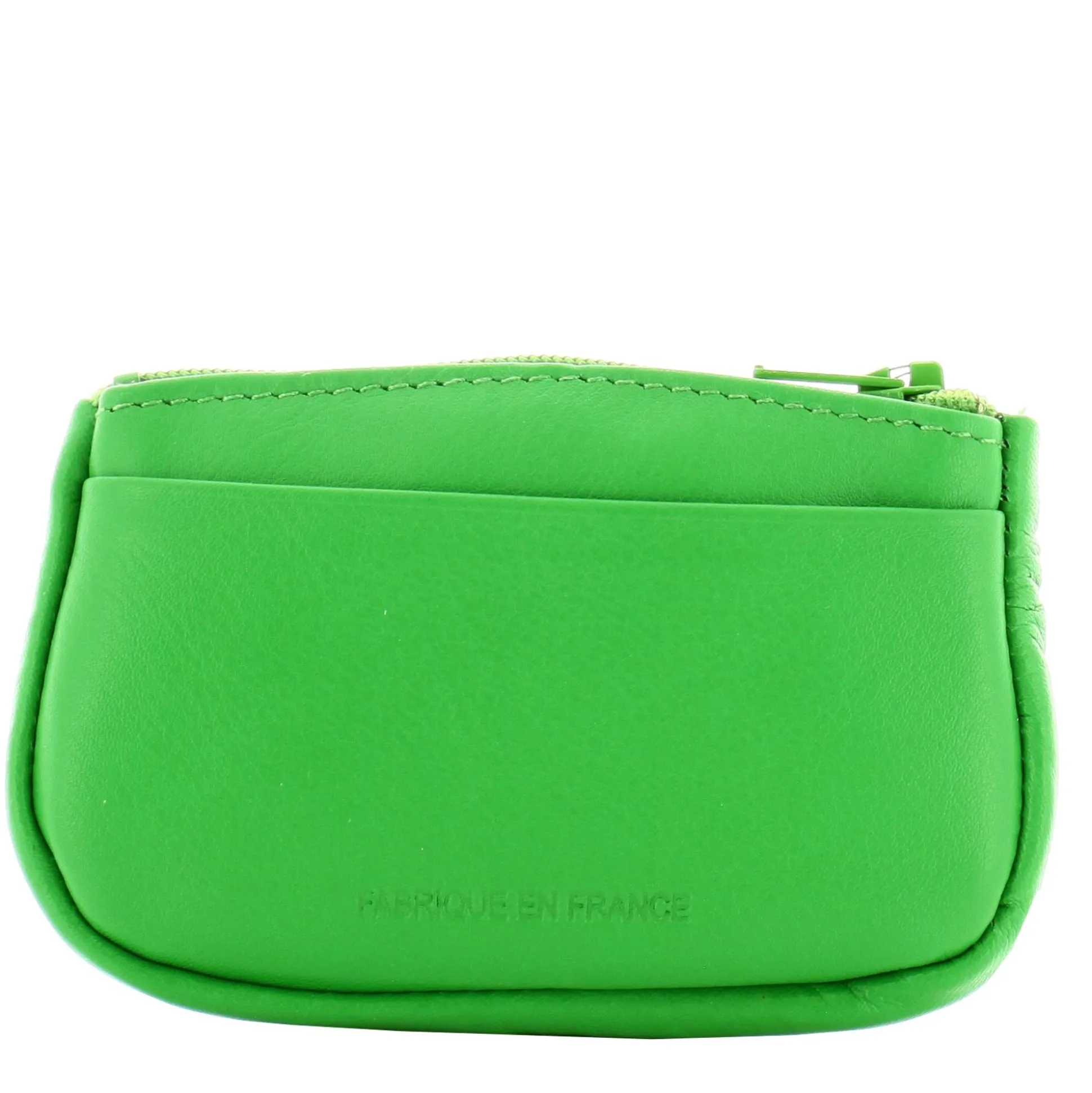 Frandi Petit porte monnaie zippe en cuir lisse*Femme Porte-Monnaie Femme
