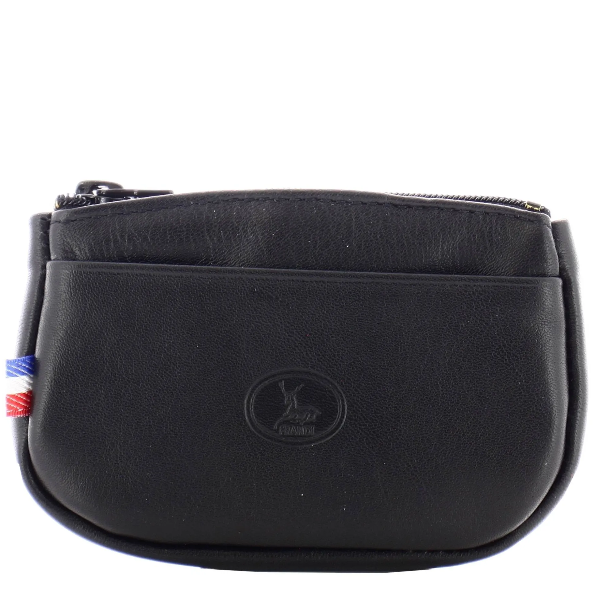 Frandi Petit porte monnaie zippe en cuir lisse*Femme Porte-Monnaie Femme
