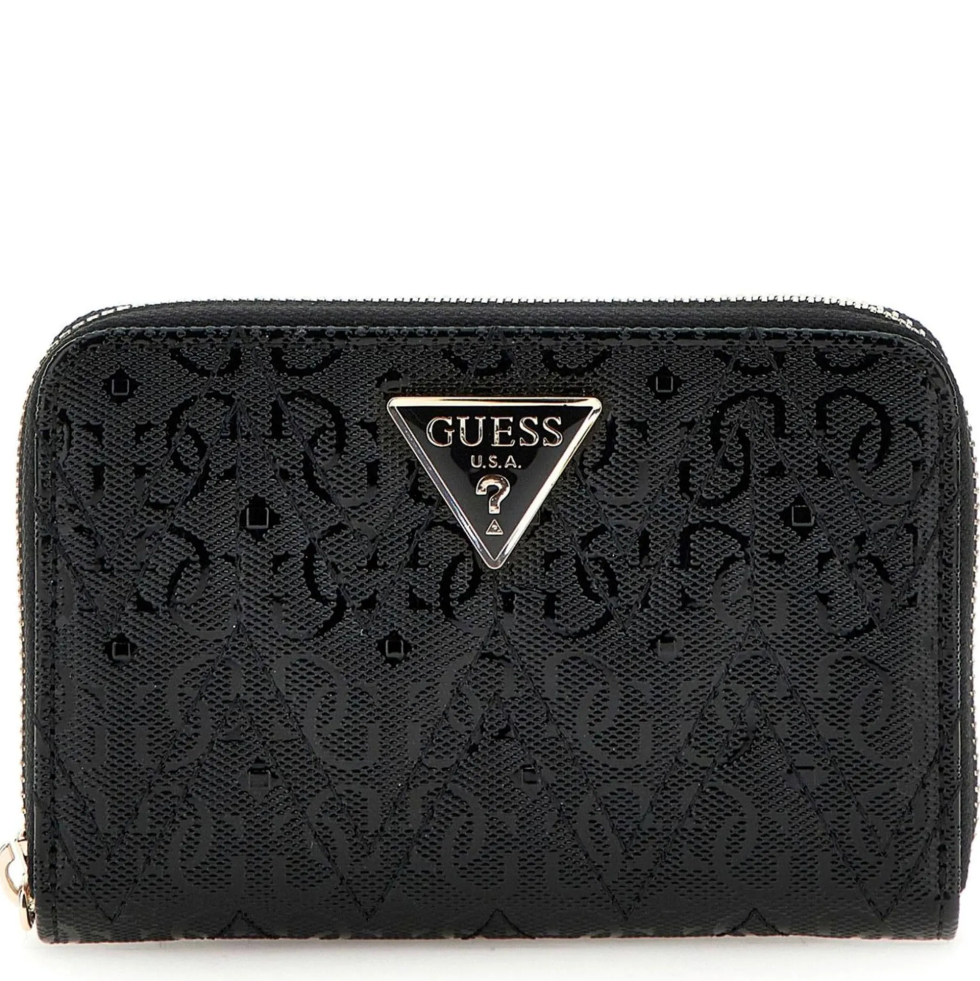 Guess Petit portefeuille Adelard logo effet verni*Femme Portefeuilles Femme