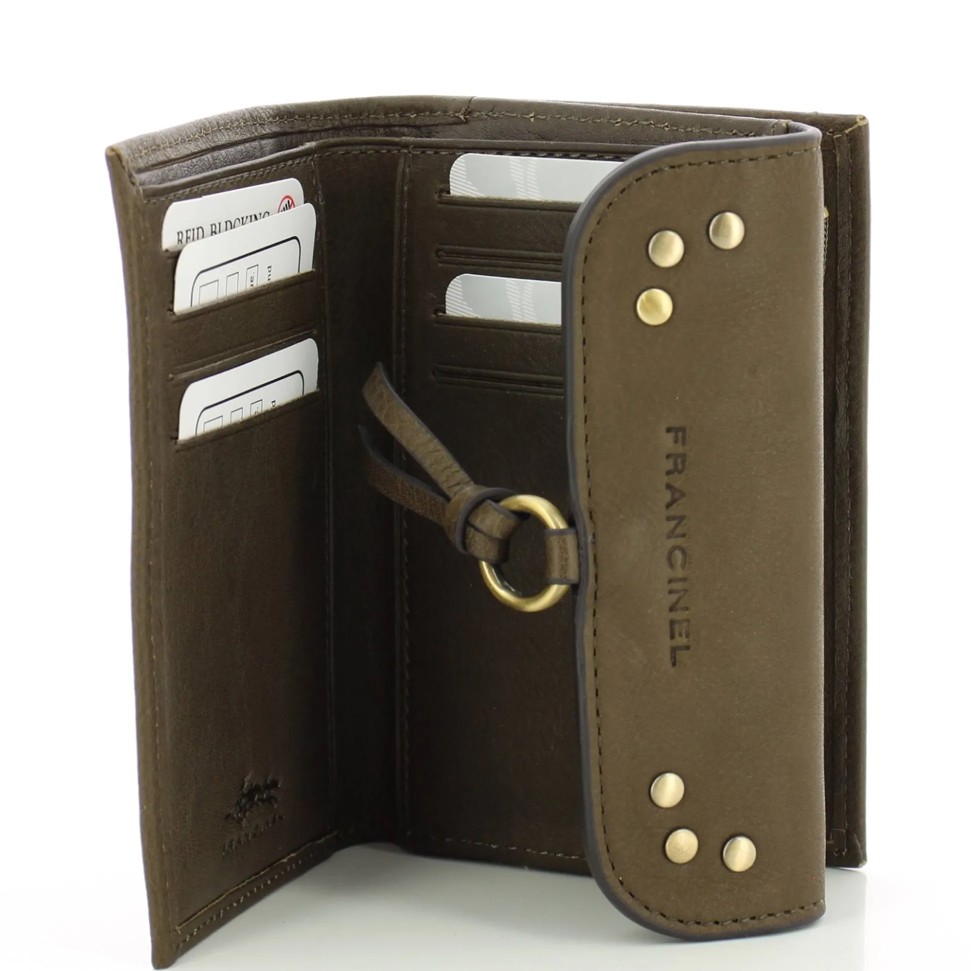 Francinel Petit portefeuille Enola en cuir cloute*Femme Portefeuilles Femme