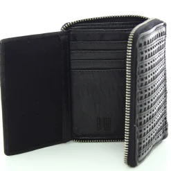 Biba Petit portefeuille zippe Moab en cuir ajoure*Femme Portefeuilles Femme