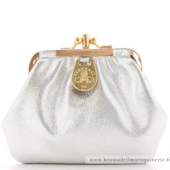 Pourchet Petit porte-monnaie bourse cuir agneau*Femme Porte-Monnaie Femme