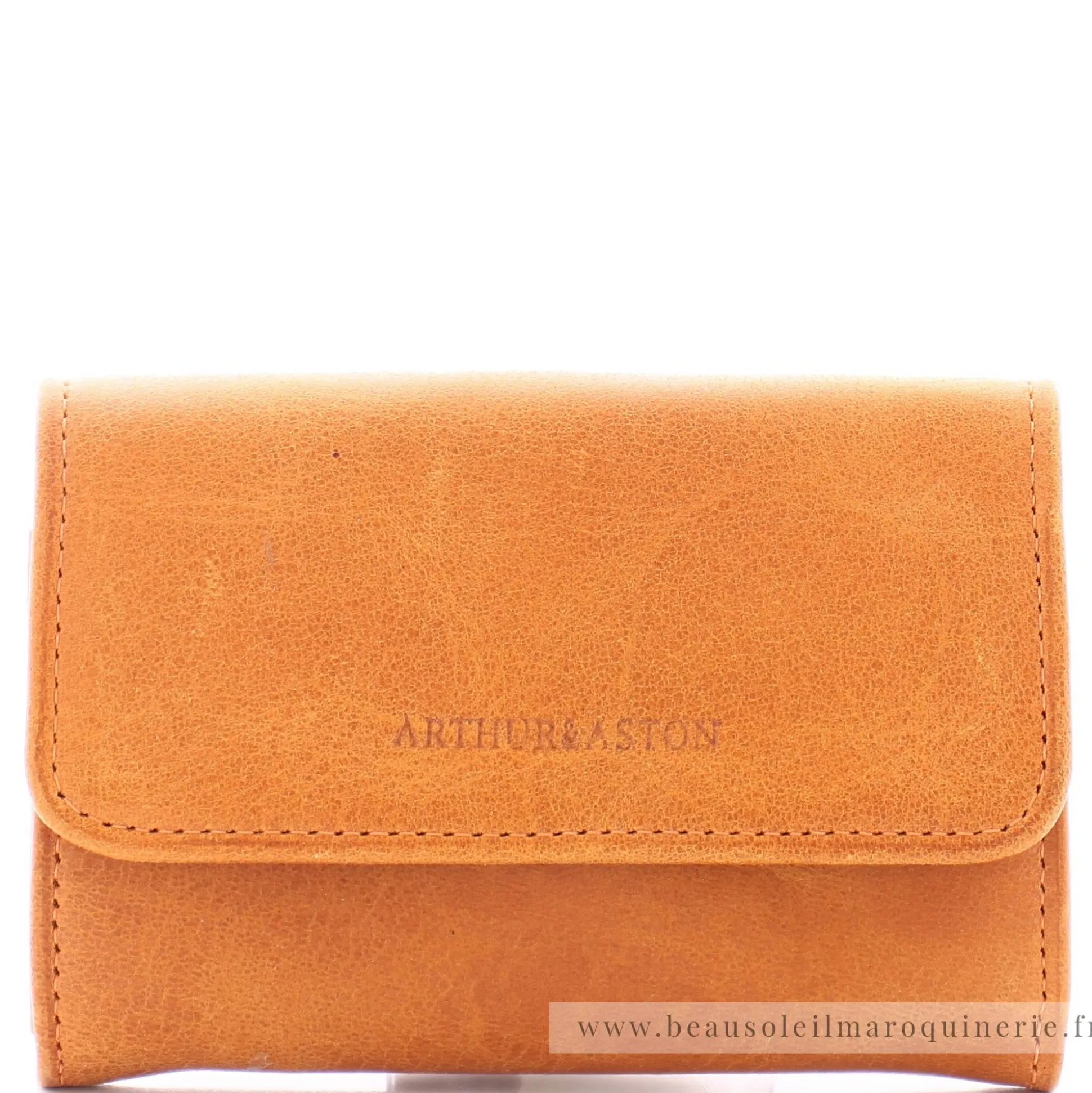 Arthur Aston Petit porte-monnaie femme Rose cuir huile*Femme Porte-Monnaie Femme