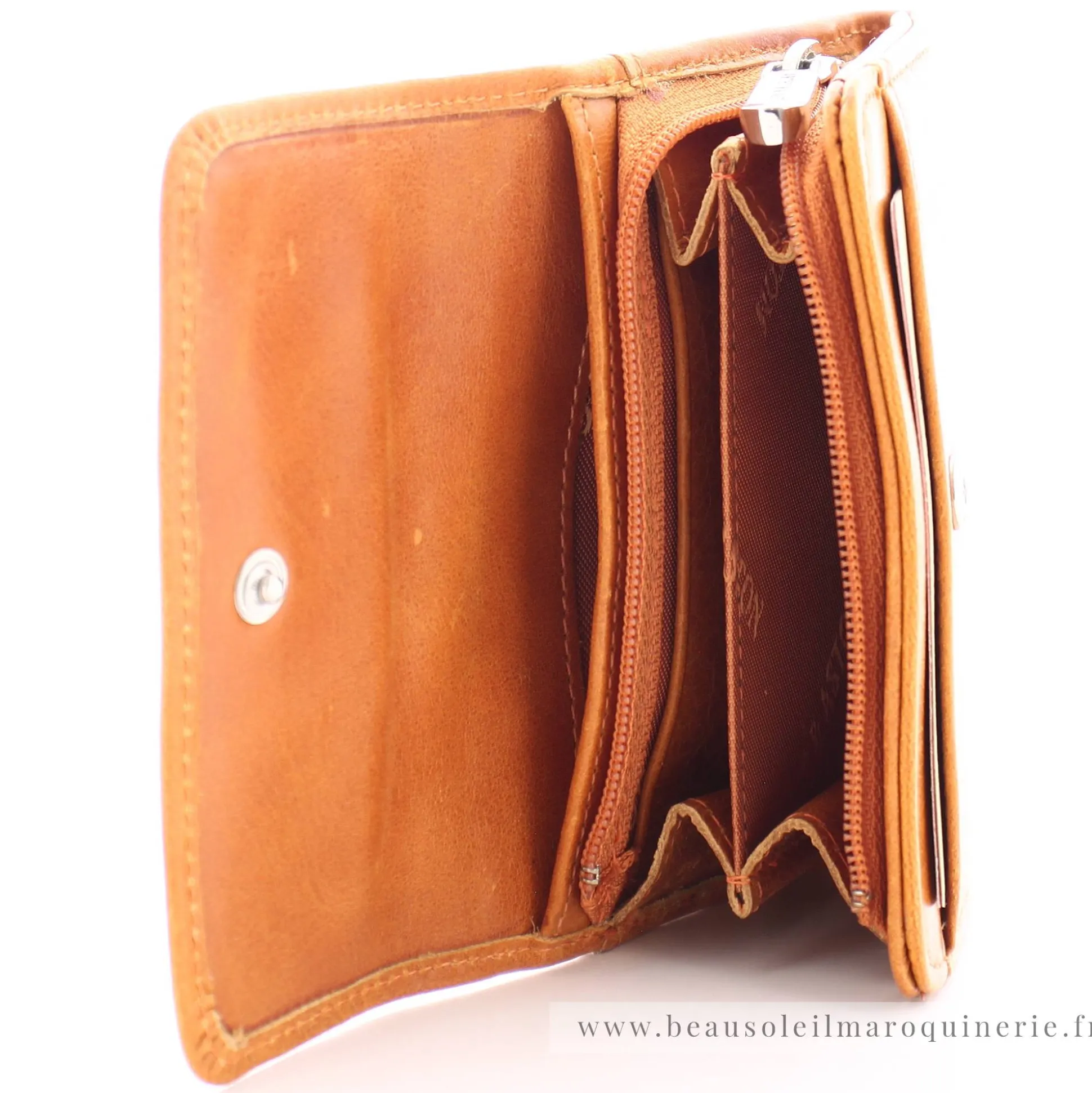 Arthur Aston Petit porte-monnaie femme Rose cuir huile*Femme Porte-Monnaie Femme