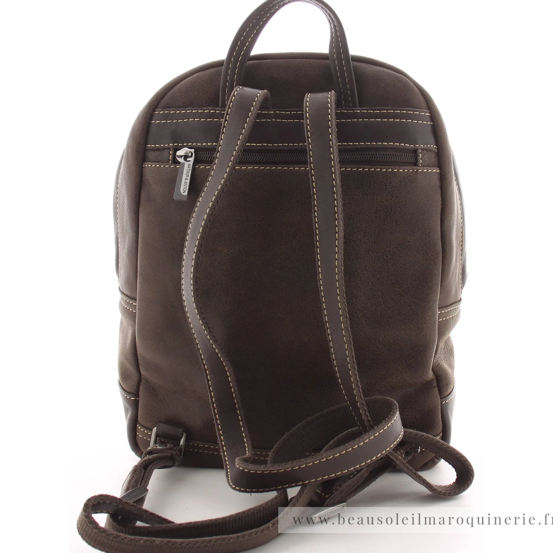 Arthur Aston Petit sac a dos double homme Marco en cuir*Homme Sacs À Dos
