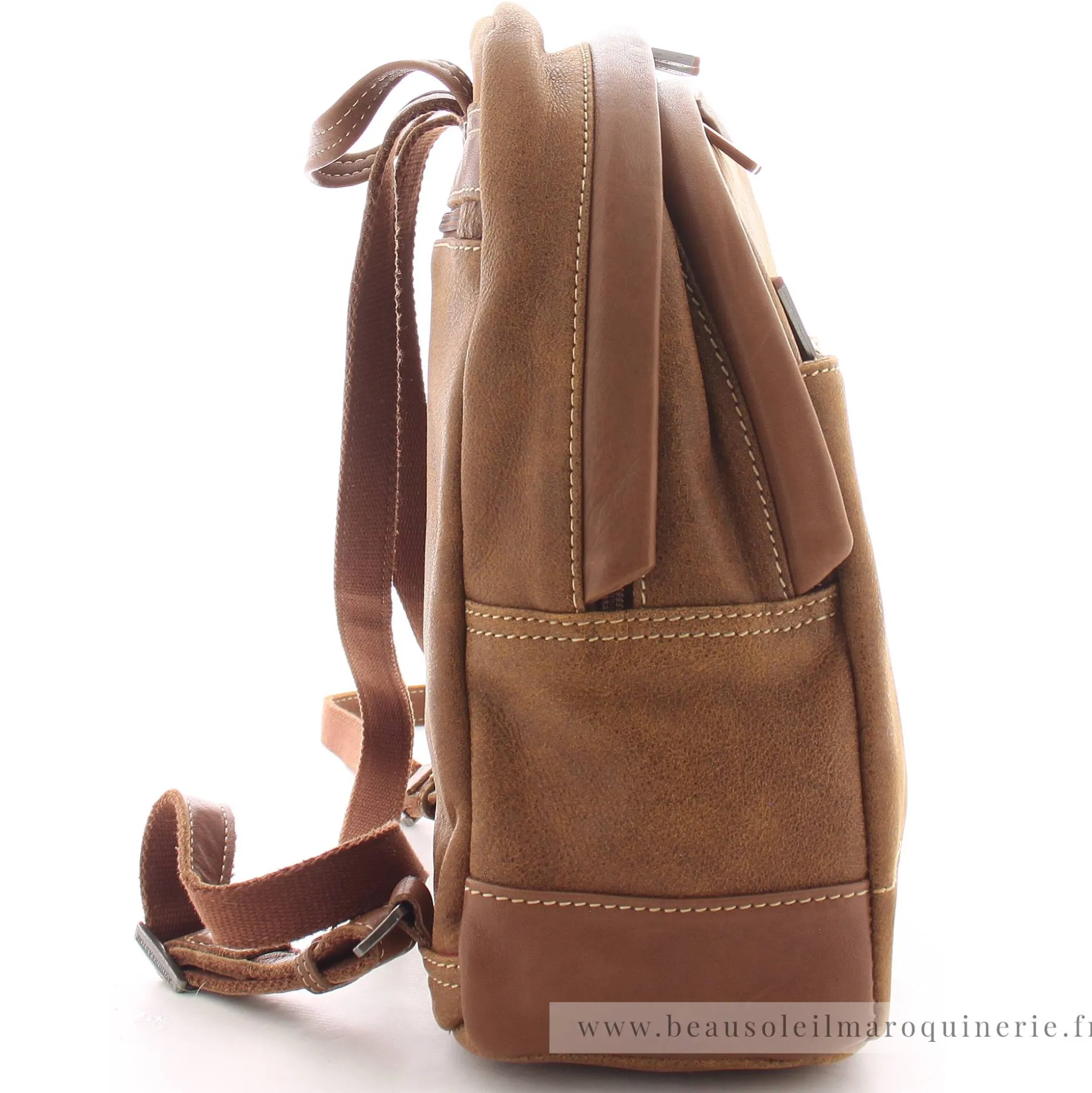 Arthur Aston Petit sac a dos double homme Marco en cuir*Homme Sacs À Dos