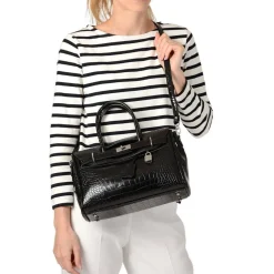 Mac Douglas Petit sac a main Pyla Rythme facon croco*Femme Sacs À Main