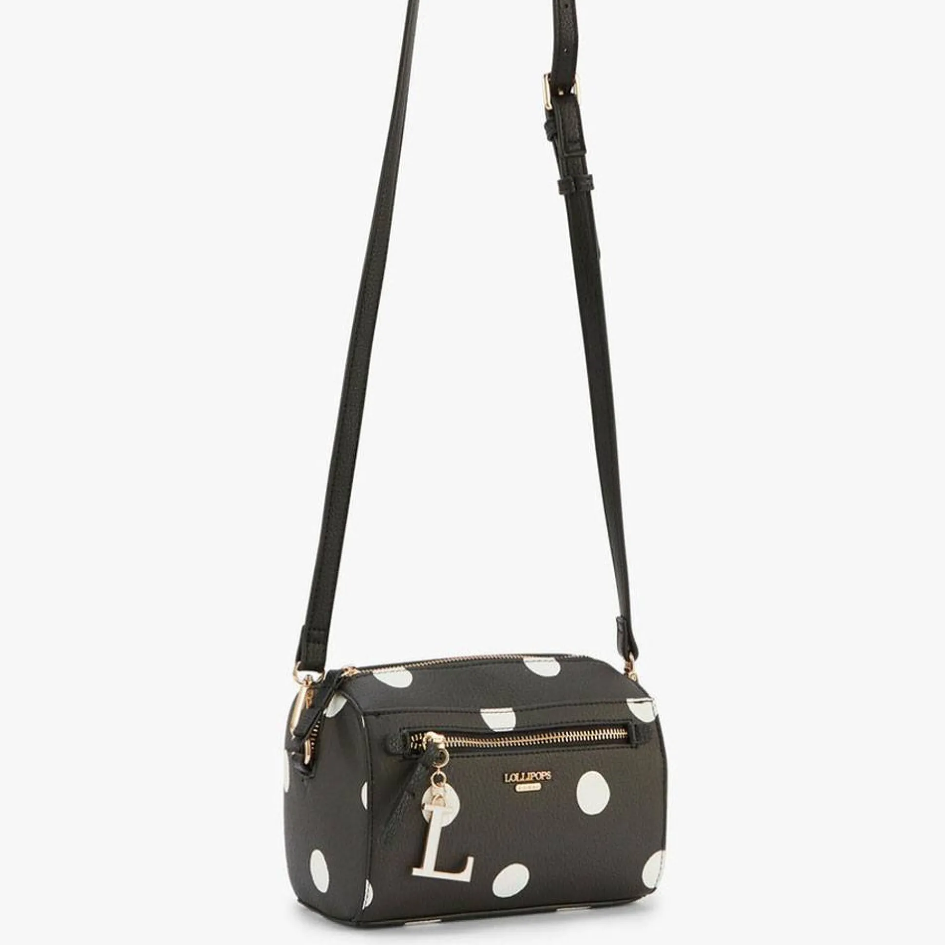 Lollipops Petit sac bandouliere a pois blancs Oita*Femme Sacs Bandoulière