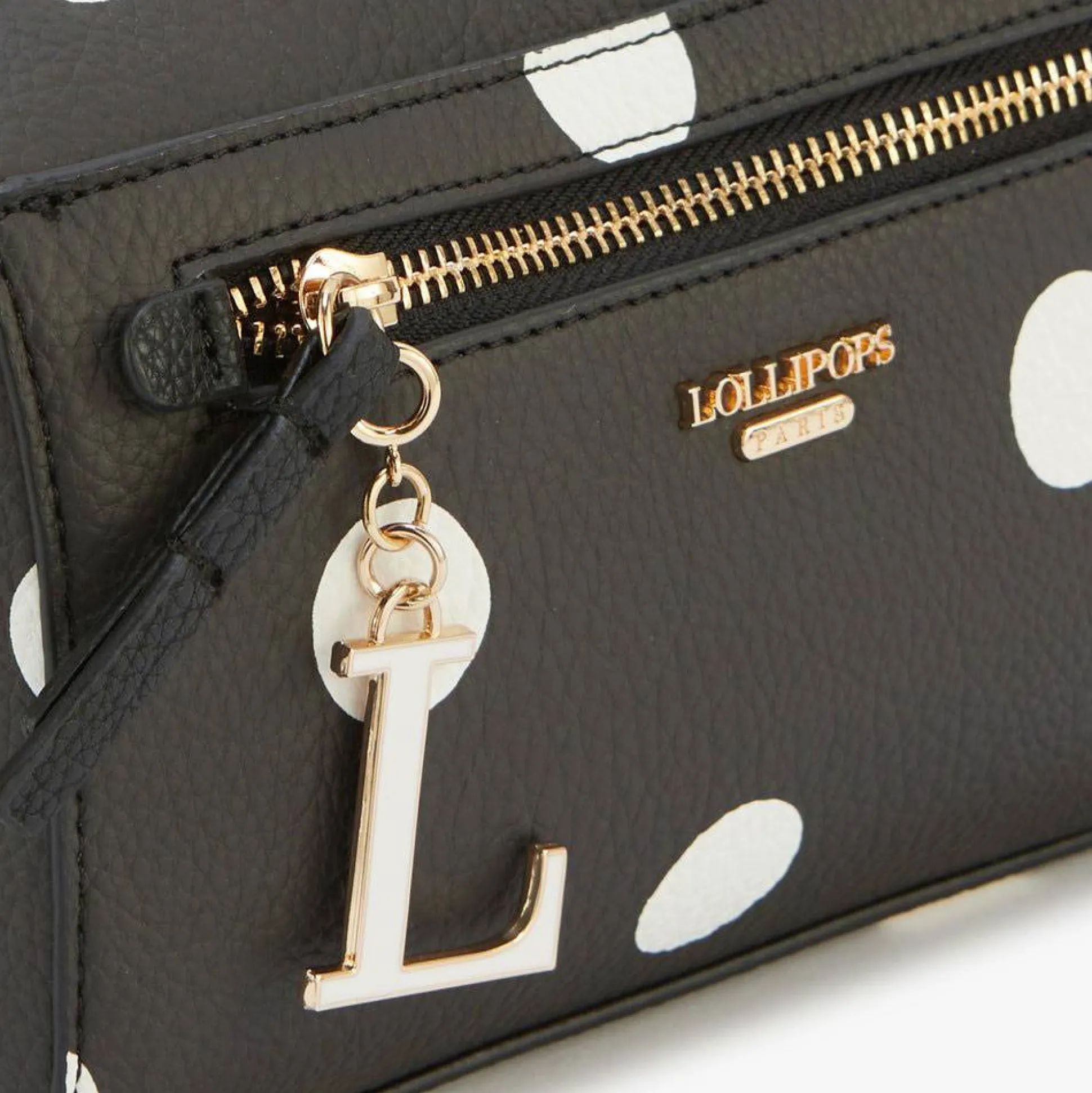 Lollipops Petit sac bandouliere a pois blancs Oita*Femme Sacs Bandoulière