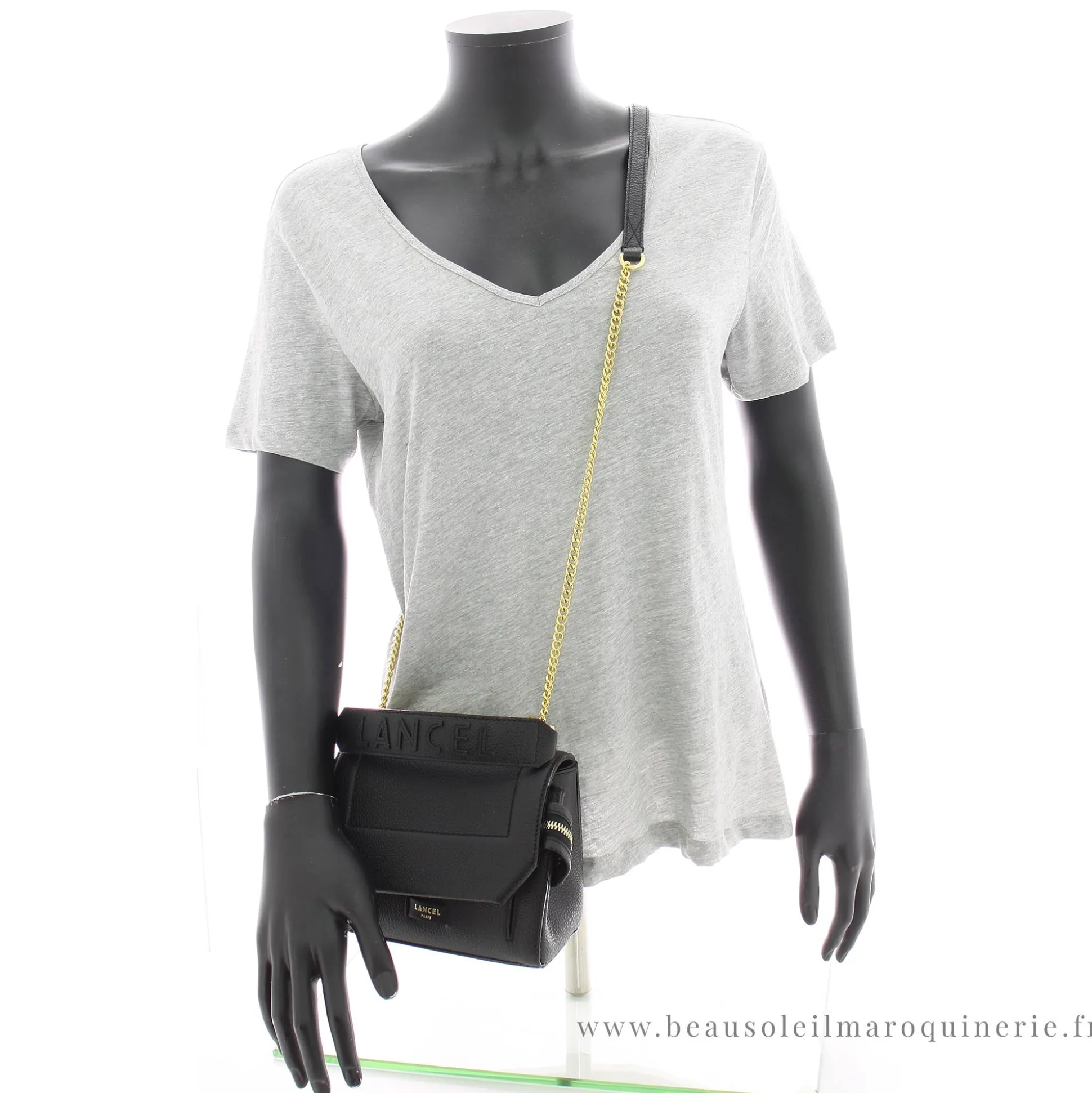 Lancel Petit sac bandouliere a rabat Ninon S*Femme Sacs Bandoulière
