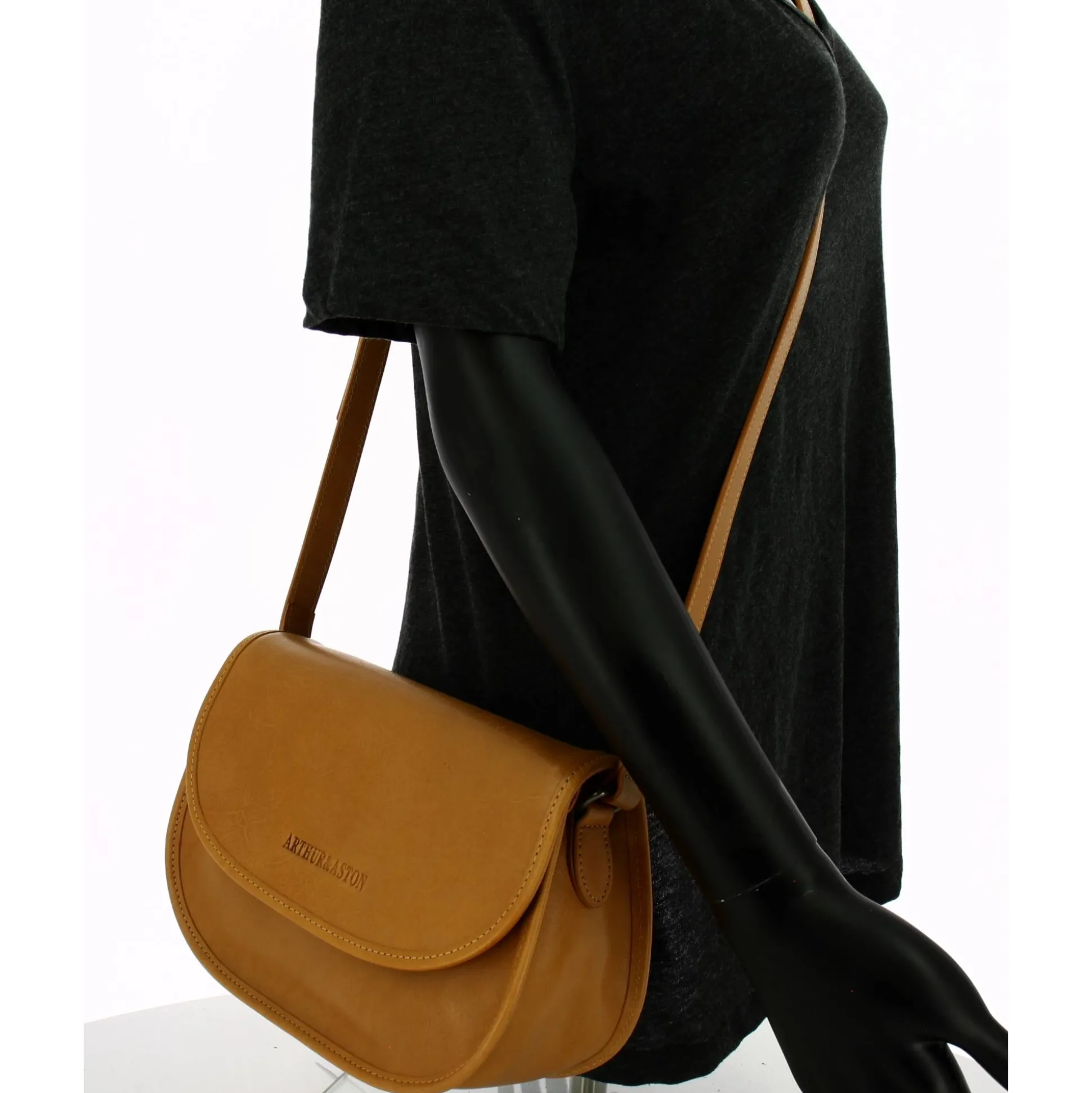 Arthur Aston Petit sac bandouliere Edith a rabat*Femme Sacs Bandoulière