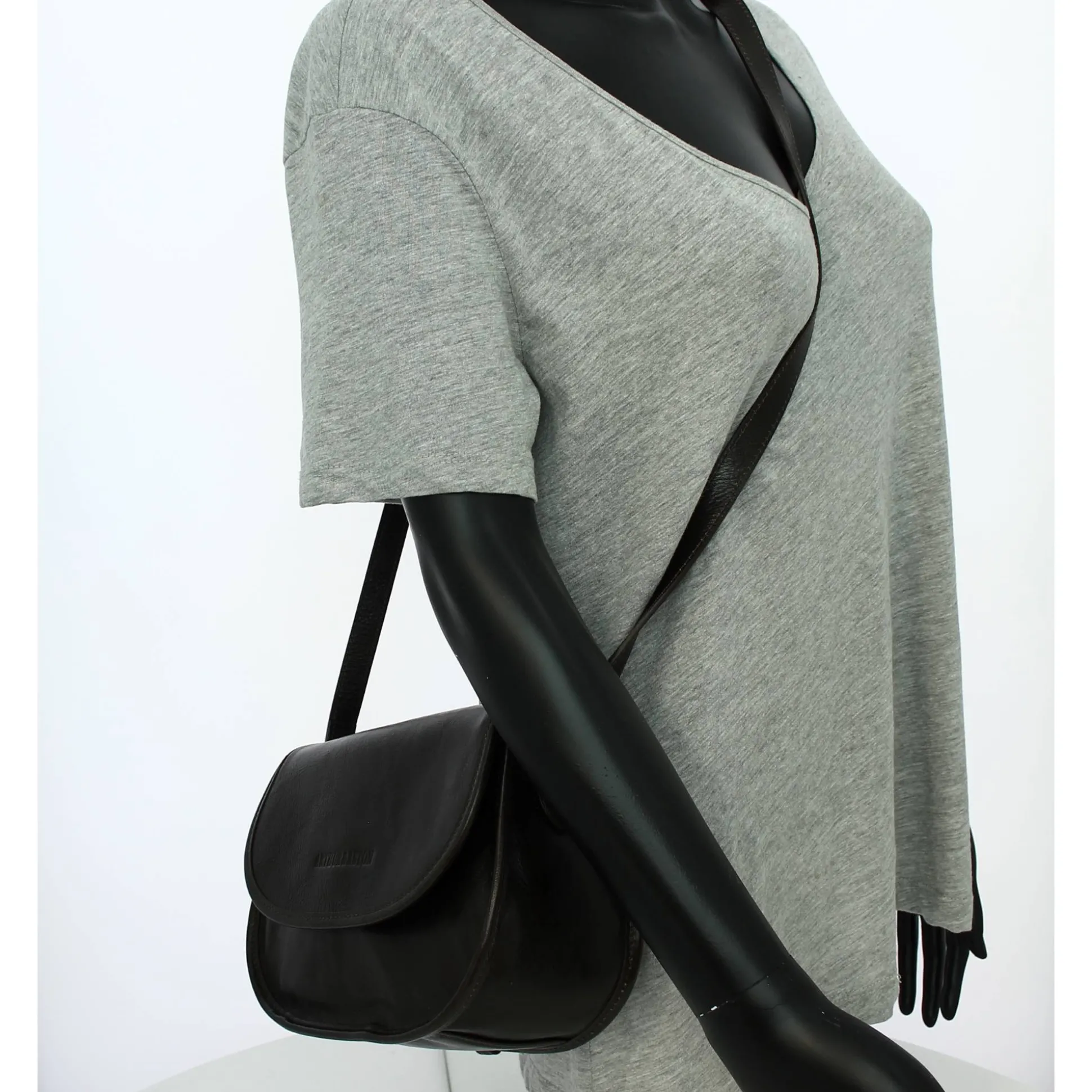 Arthur Aston Petit sac bandouliere Edith a rabat*Femme Sacs Bandoulière