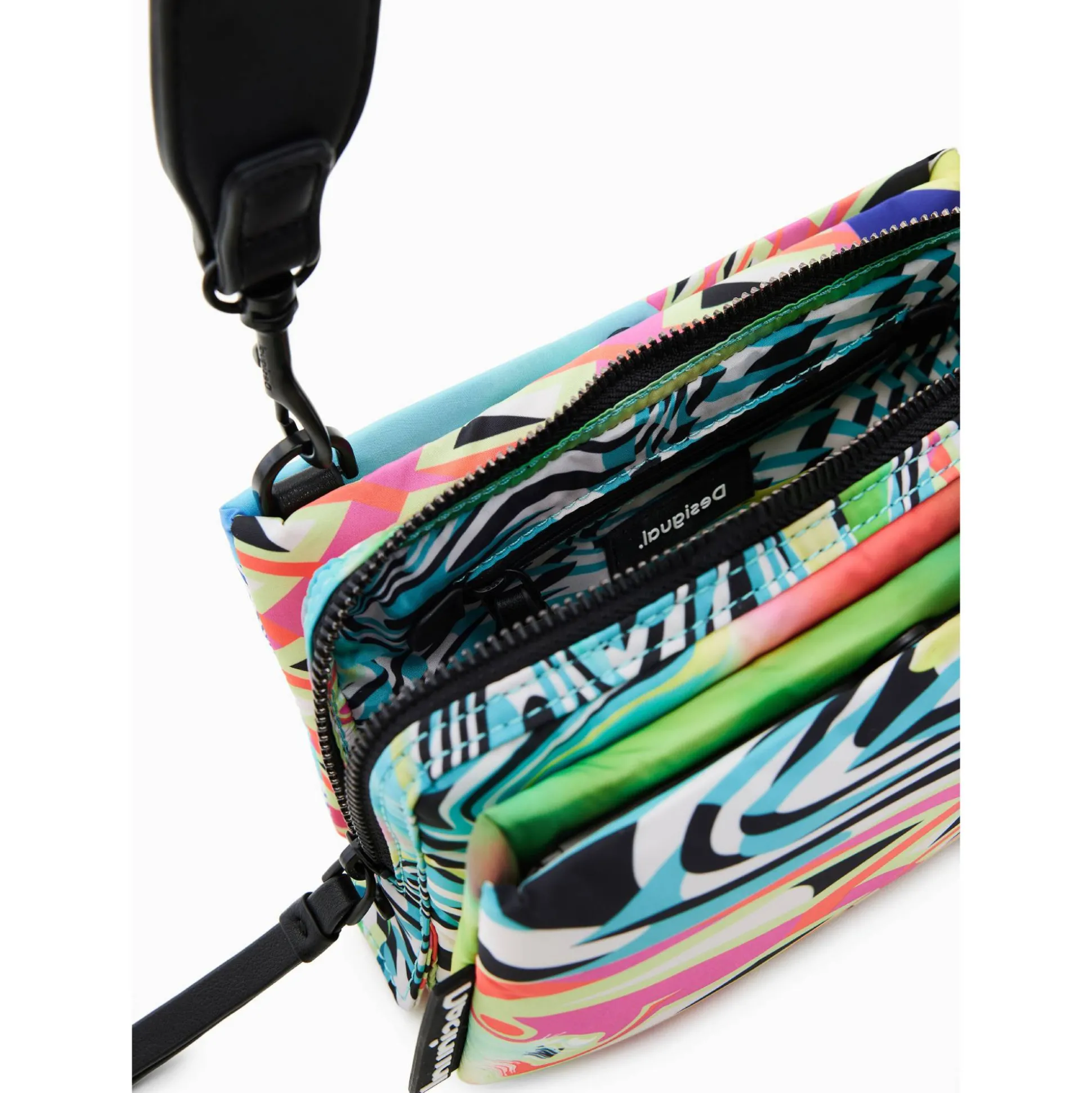 Desigual Petit sac bandouliere Ronda Hawaiian Geosurf*Femme Sacs Bandoulière