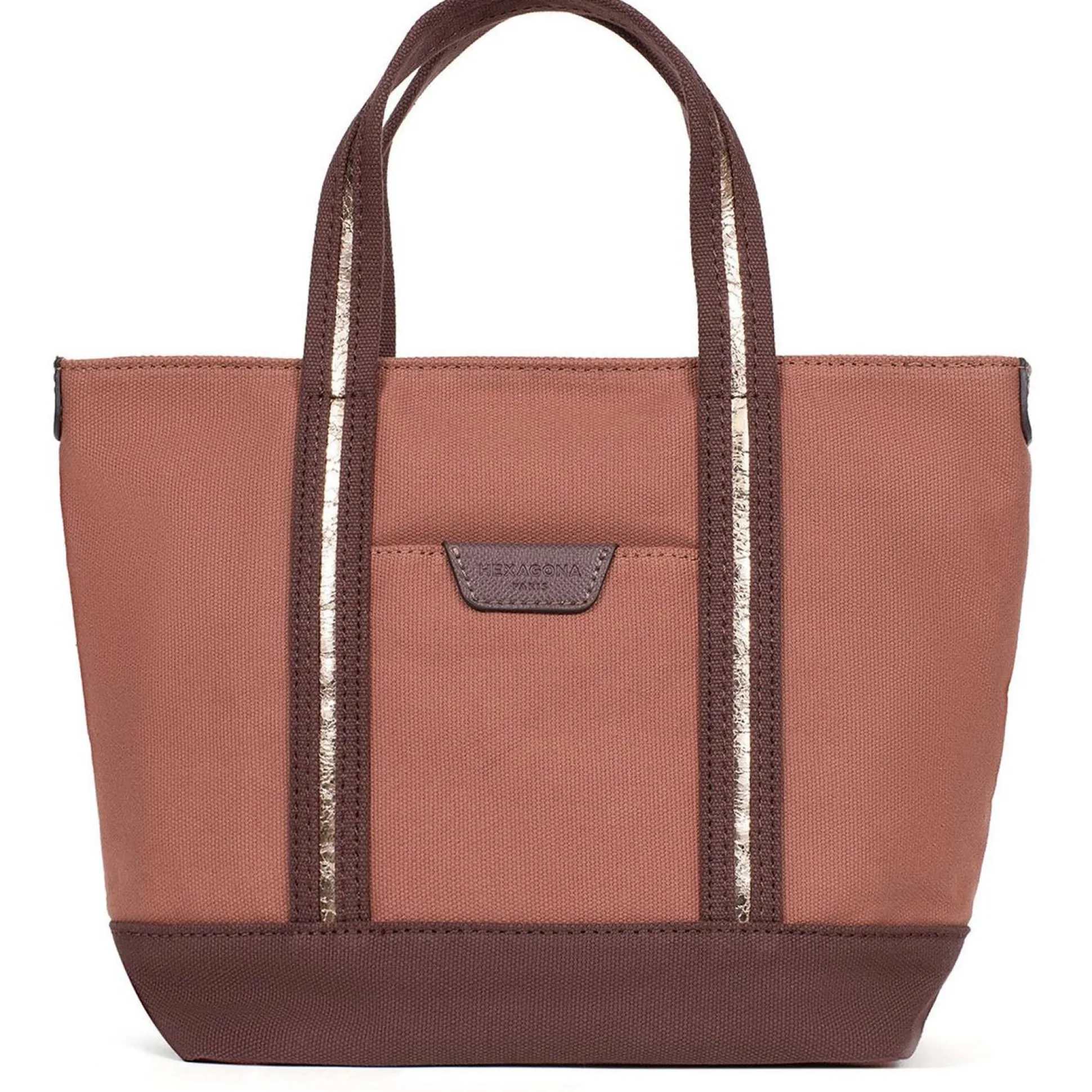 Hexagona Petit sac cabas porte main Kaya toile*Femme Sacs À Main