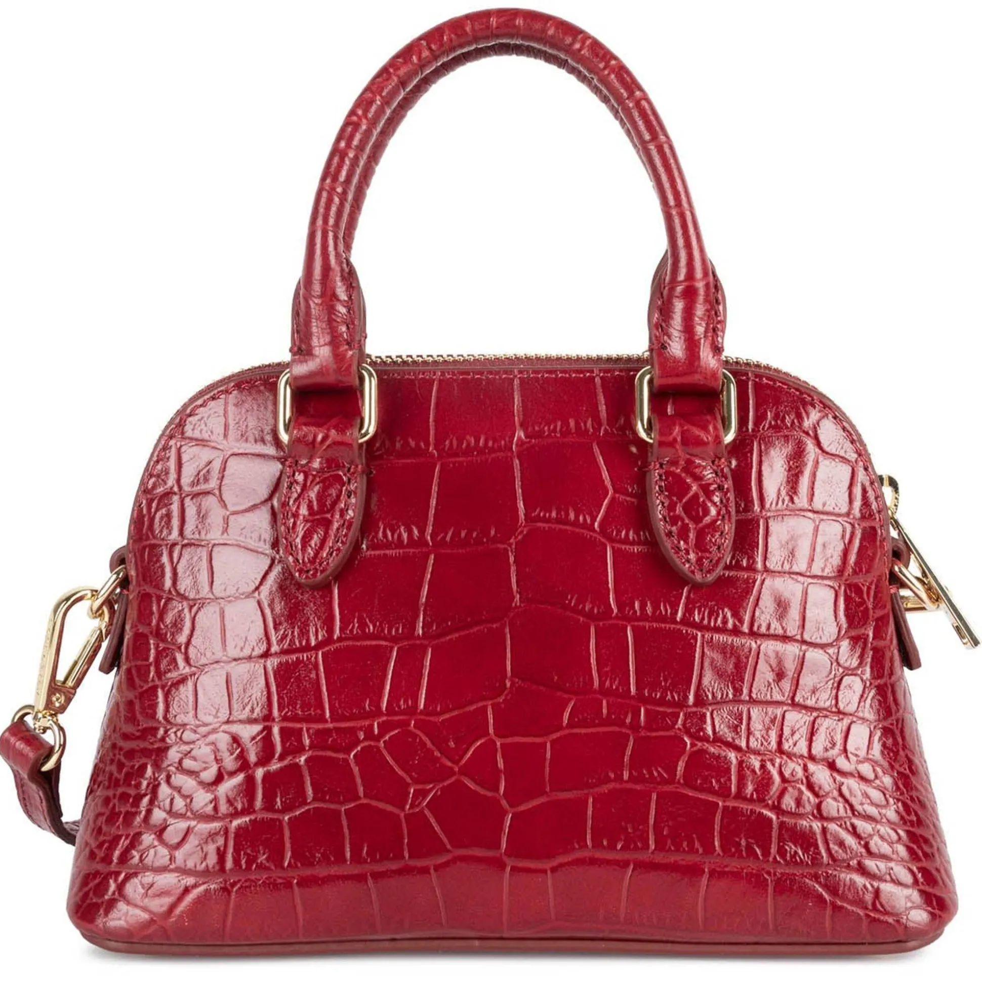 Lancaster Petit sac demi lune effet croco S Exo*Femme Sacs À Main
